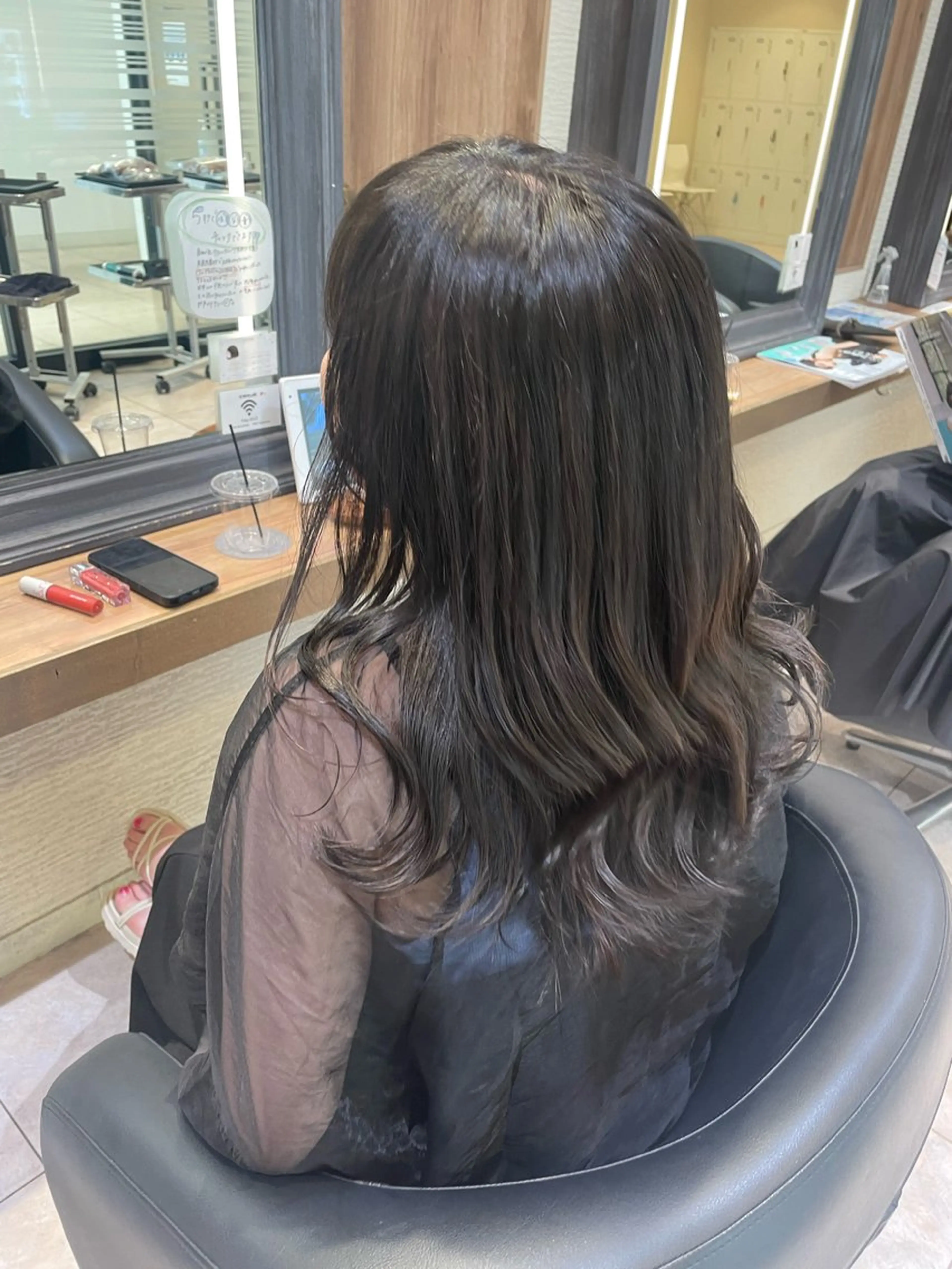 セミロング カラー RURI 🌙透明感カラー🌙のヘアスタイル