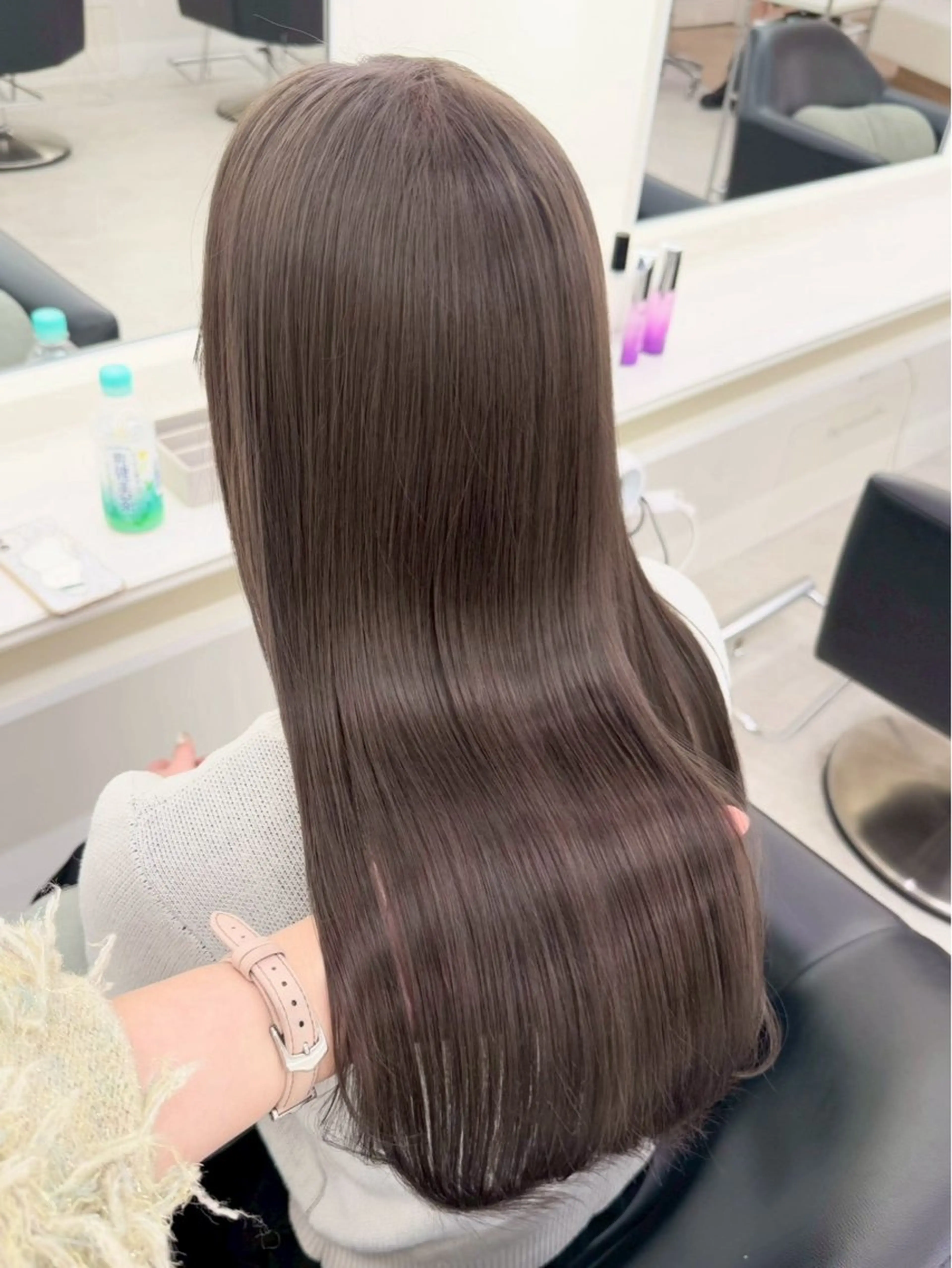 ロング カラー ParveMix 岡本えりかのヘアスタイル