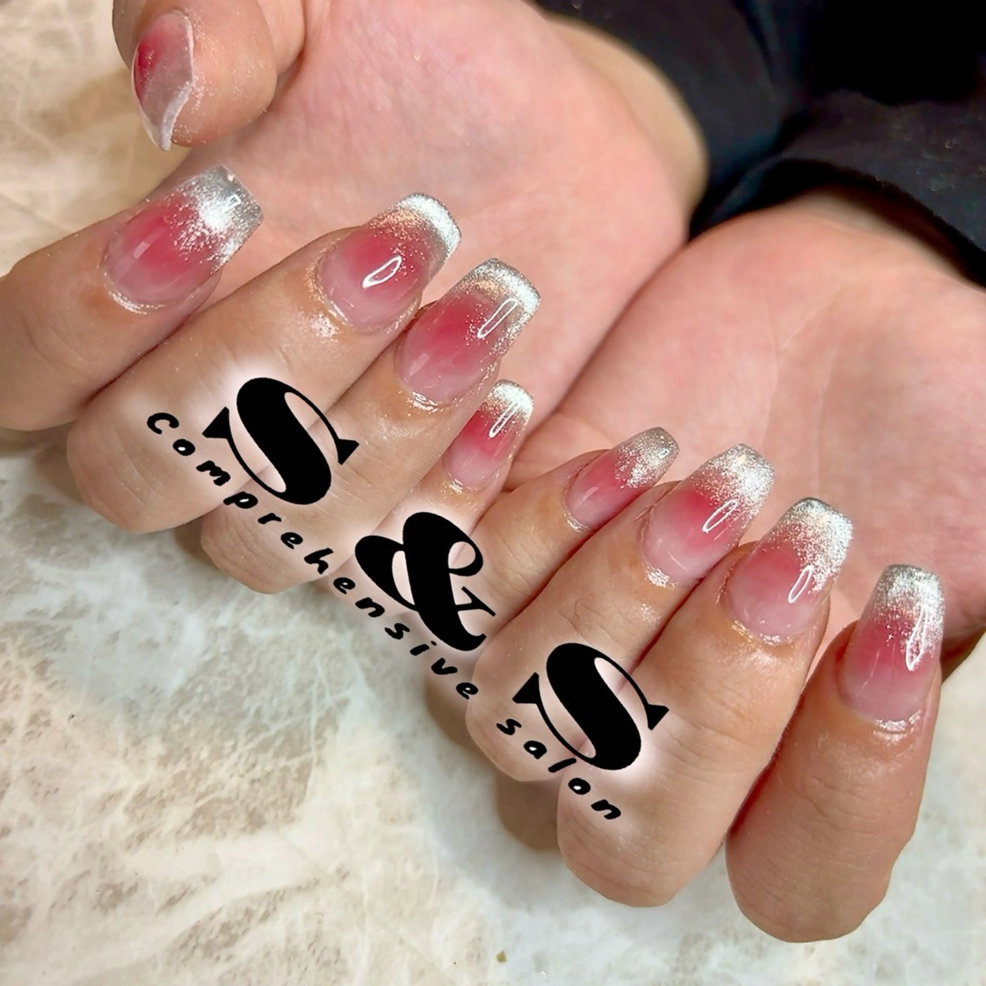 ネイル チークネイル フレンチネイル S&S 村田小百合のネイルデザイン