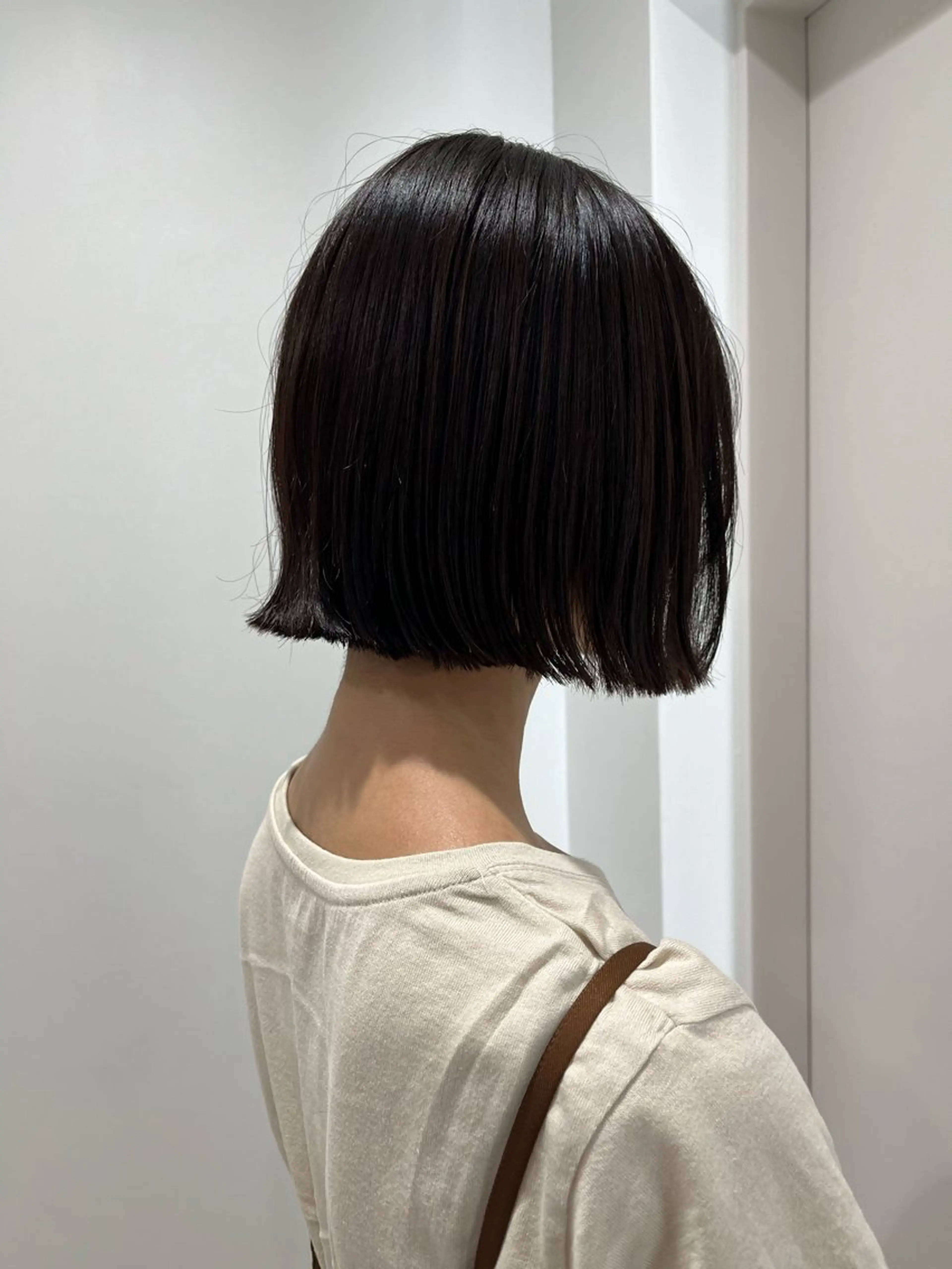 ショート ボブ 縮毛矯正/ハイトーン /パーマ/前原汐🎐のヘアスタイル
