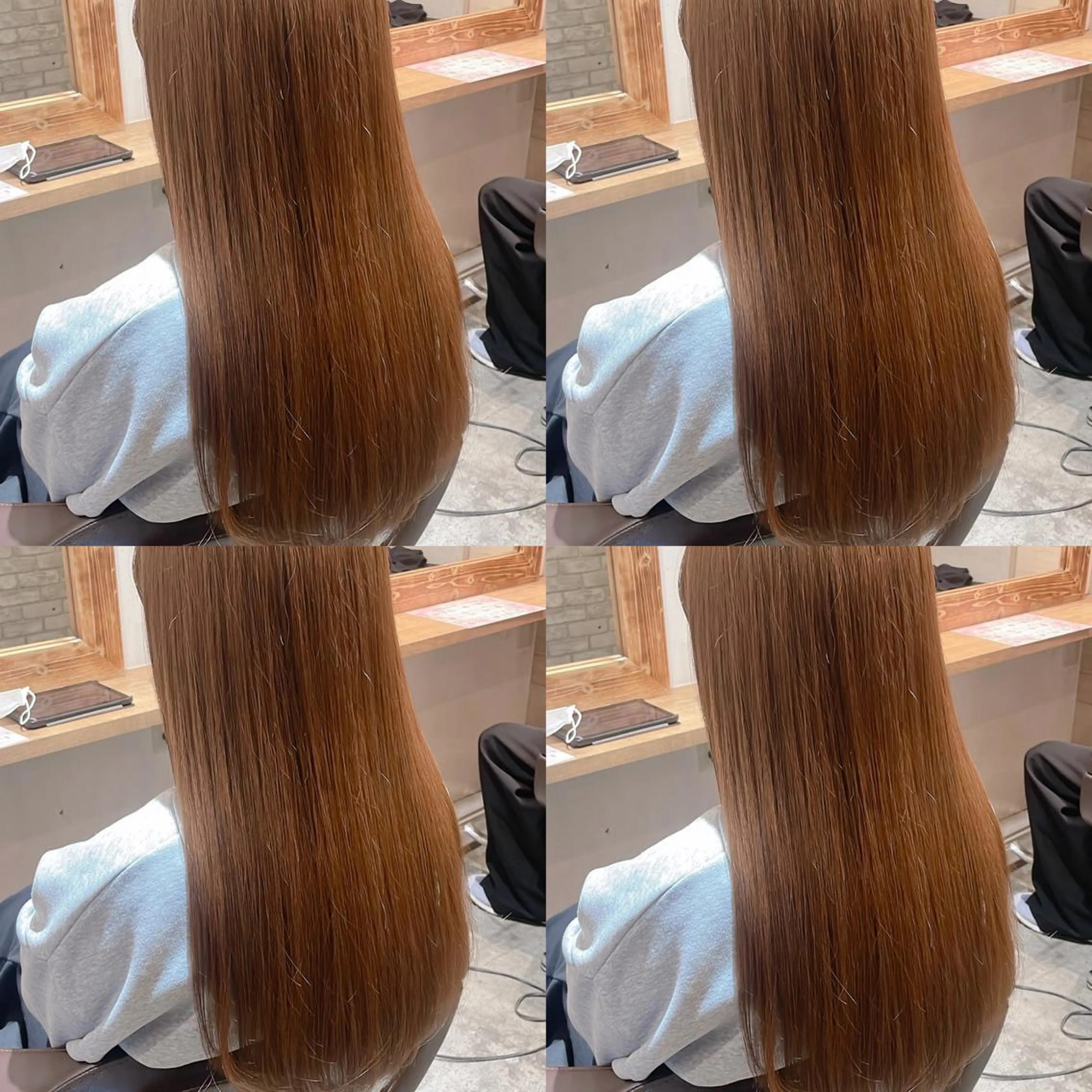 ロング カラー カット ヘアカラー トリートメント Minami. 🩵 再現性特化ヘアのヘアスタイル