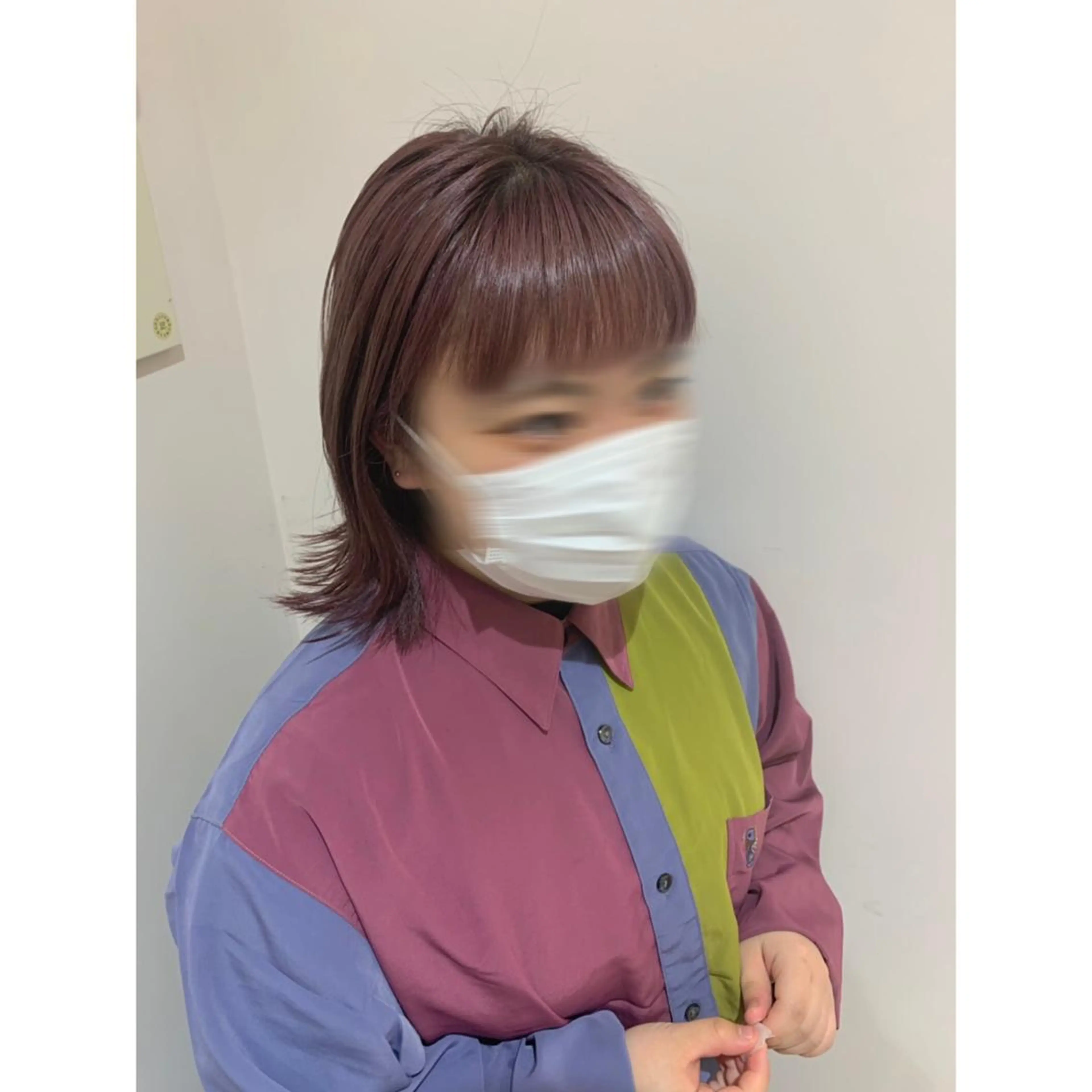 カラー ピンクカラー 韓国ヘア 🎀中川綾乃🎀のヘアスタイル