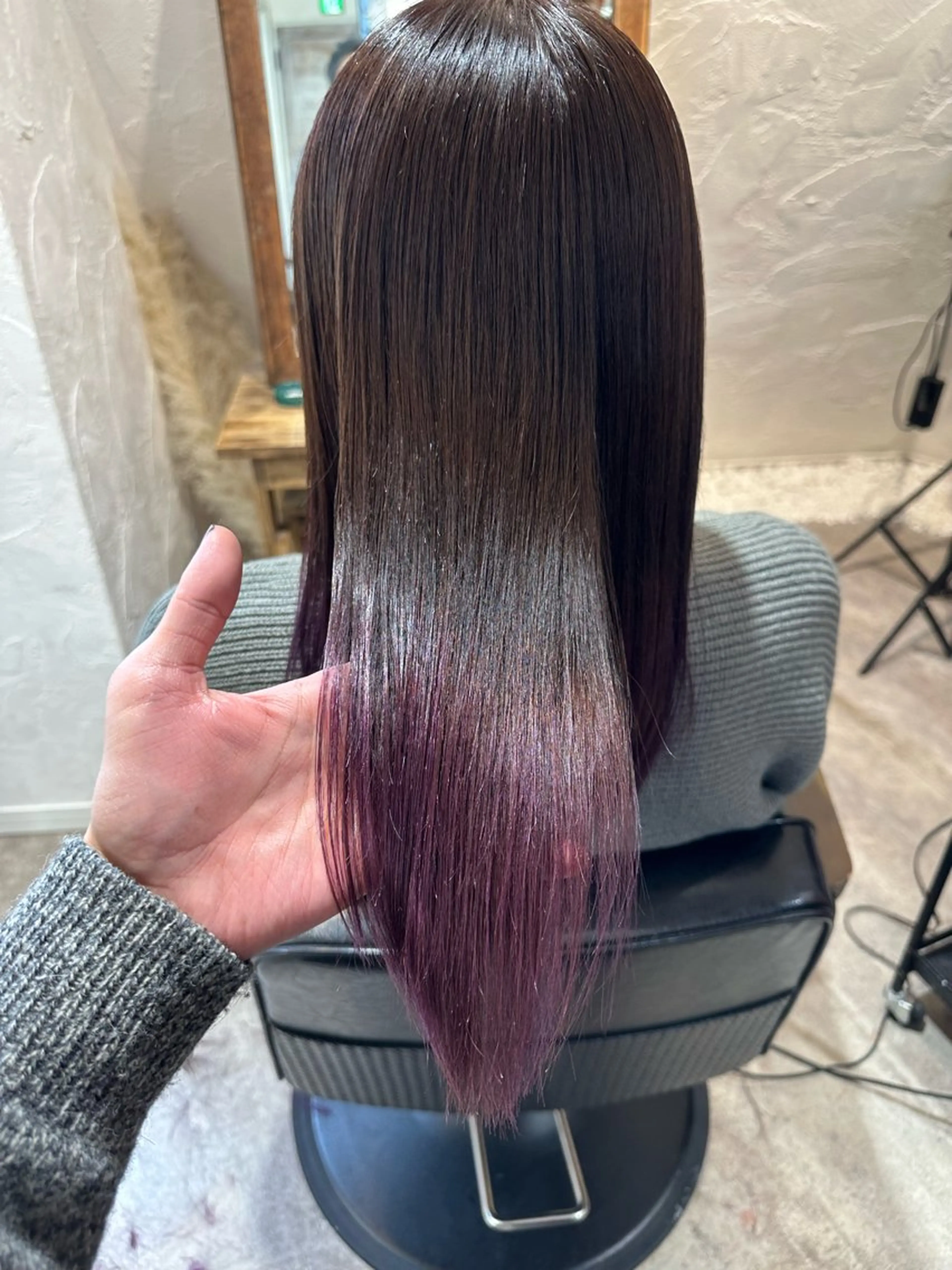 ロング カラー fuu。。。銀座所属・美髪質改善✨ 縮毛矯正✨HIDEのヘアスタイル