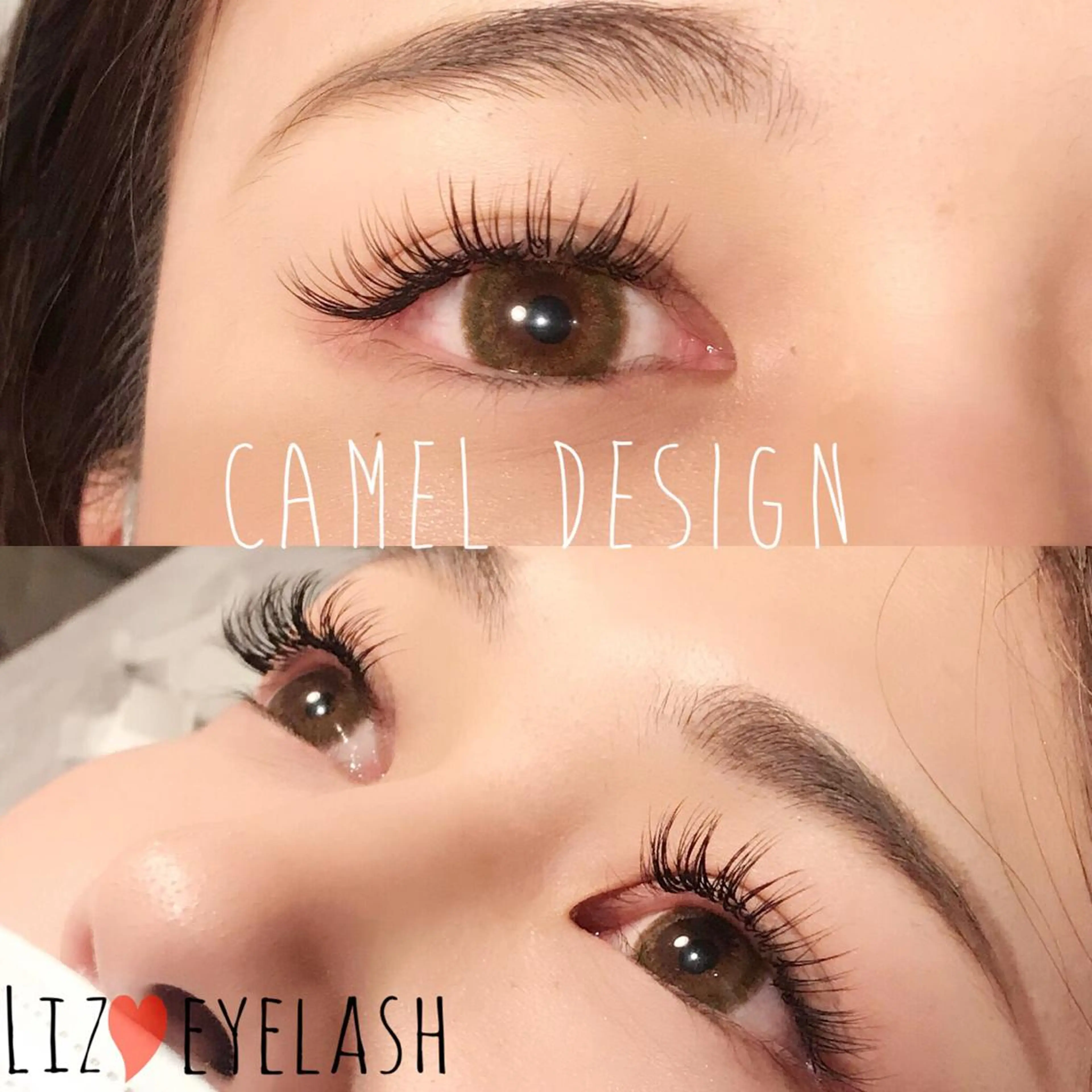 ネイル マツエク・マツパ Dカール 目尻長め マツエク nashira -ナシラ- 恵比寿のマツエク・マツパデザイン