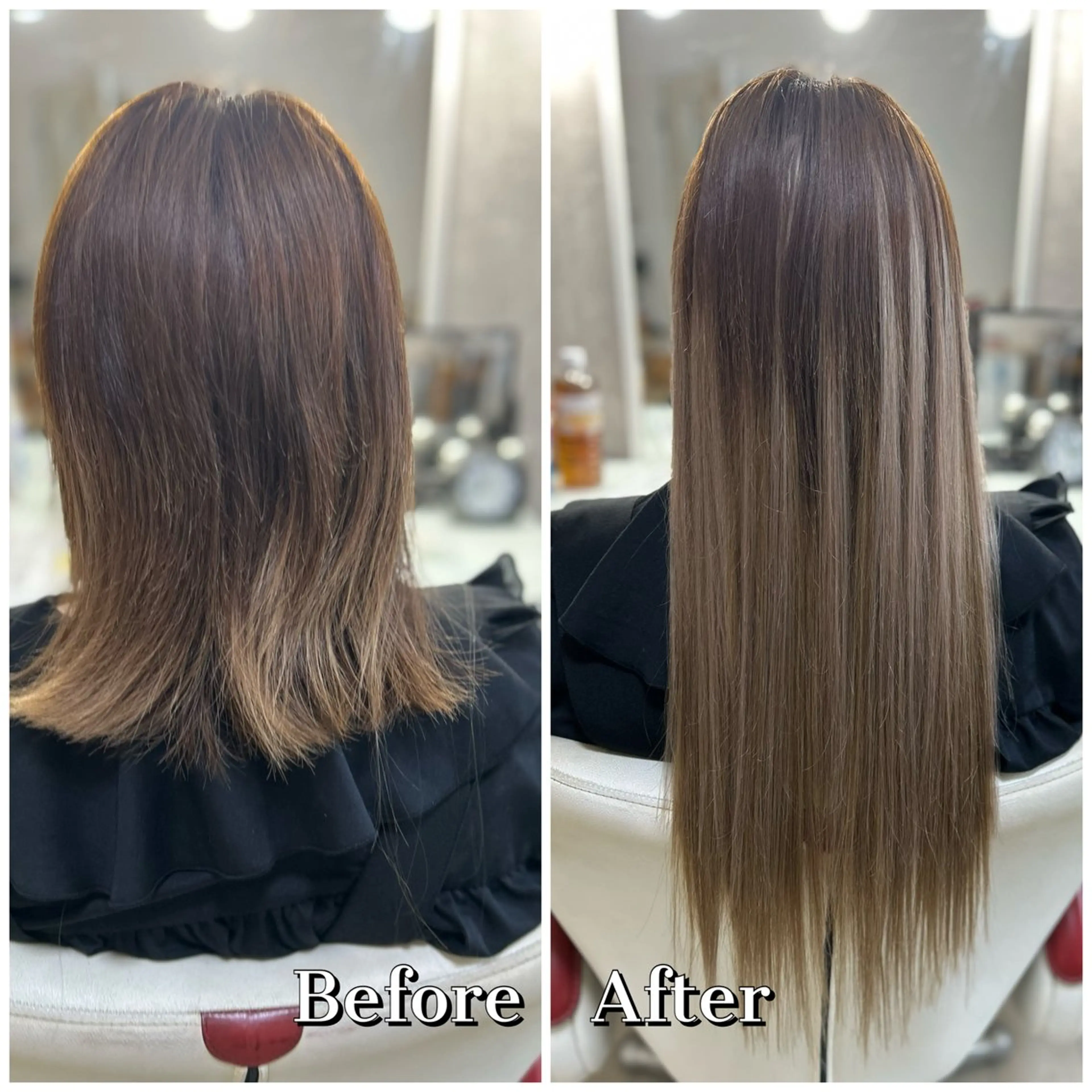 ロング ハイライト エクステ ドレスアップ南草津所属・🫧ドレスアップ 南草津店🫧のヘアスタイル