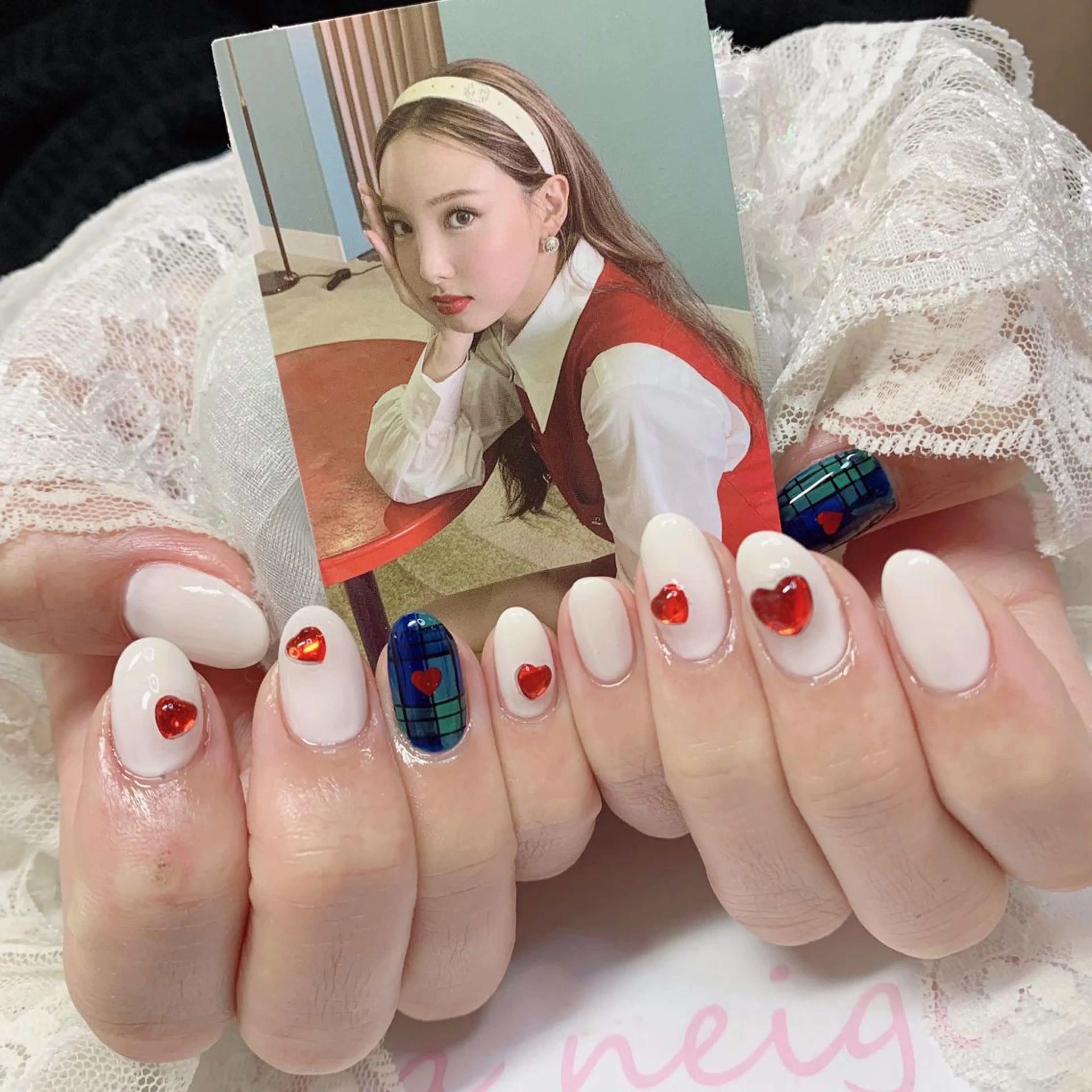 ネイル ハンドネイル La neige* yuki 🥯🍑のネイルデザイン