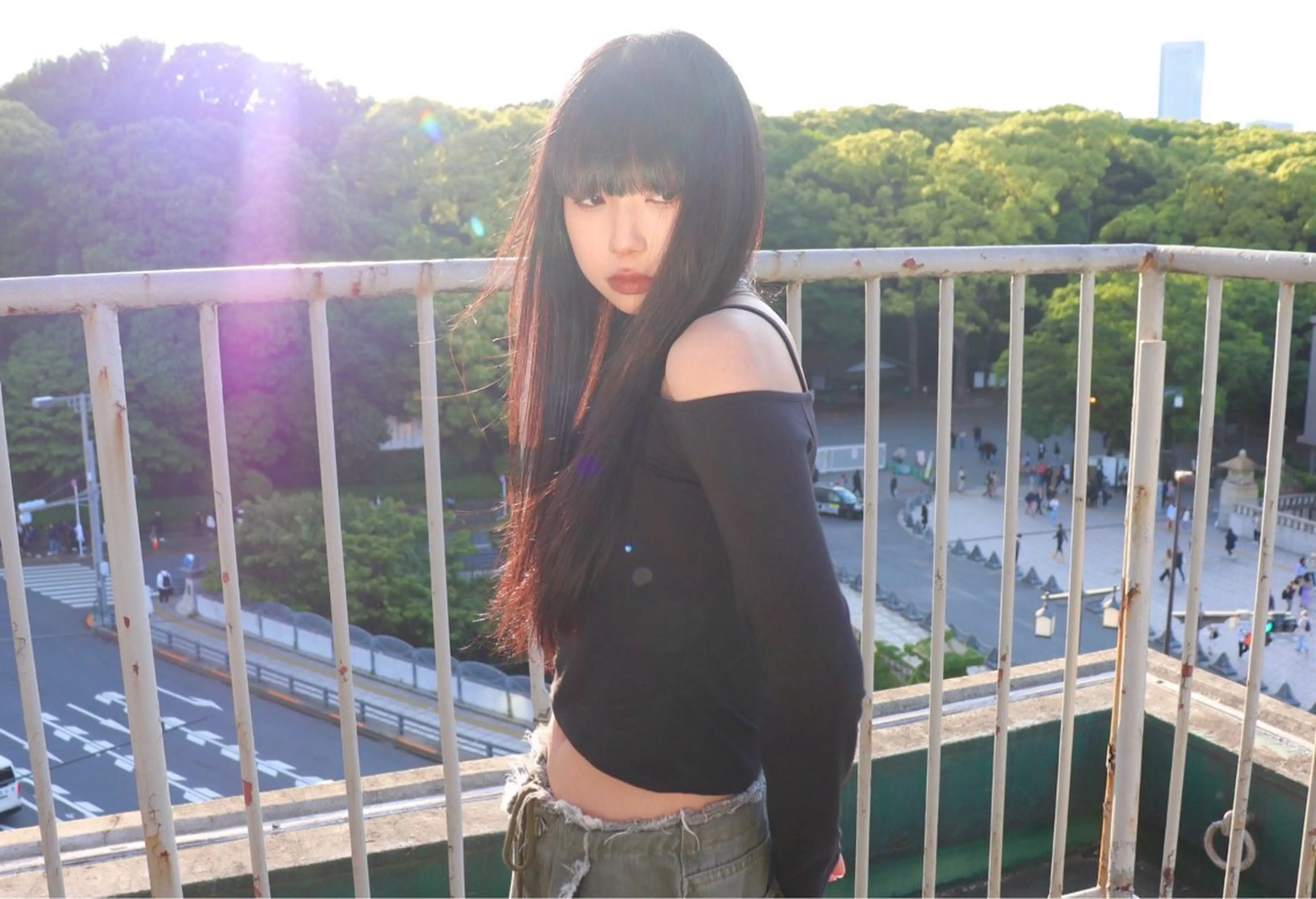 ロング SHIN レイヤー‪‪カットのヘアスタイル