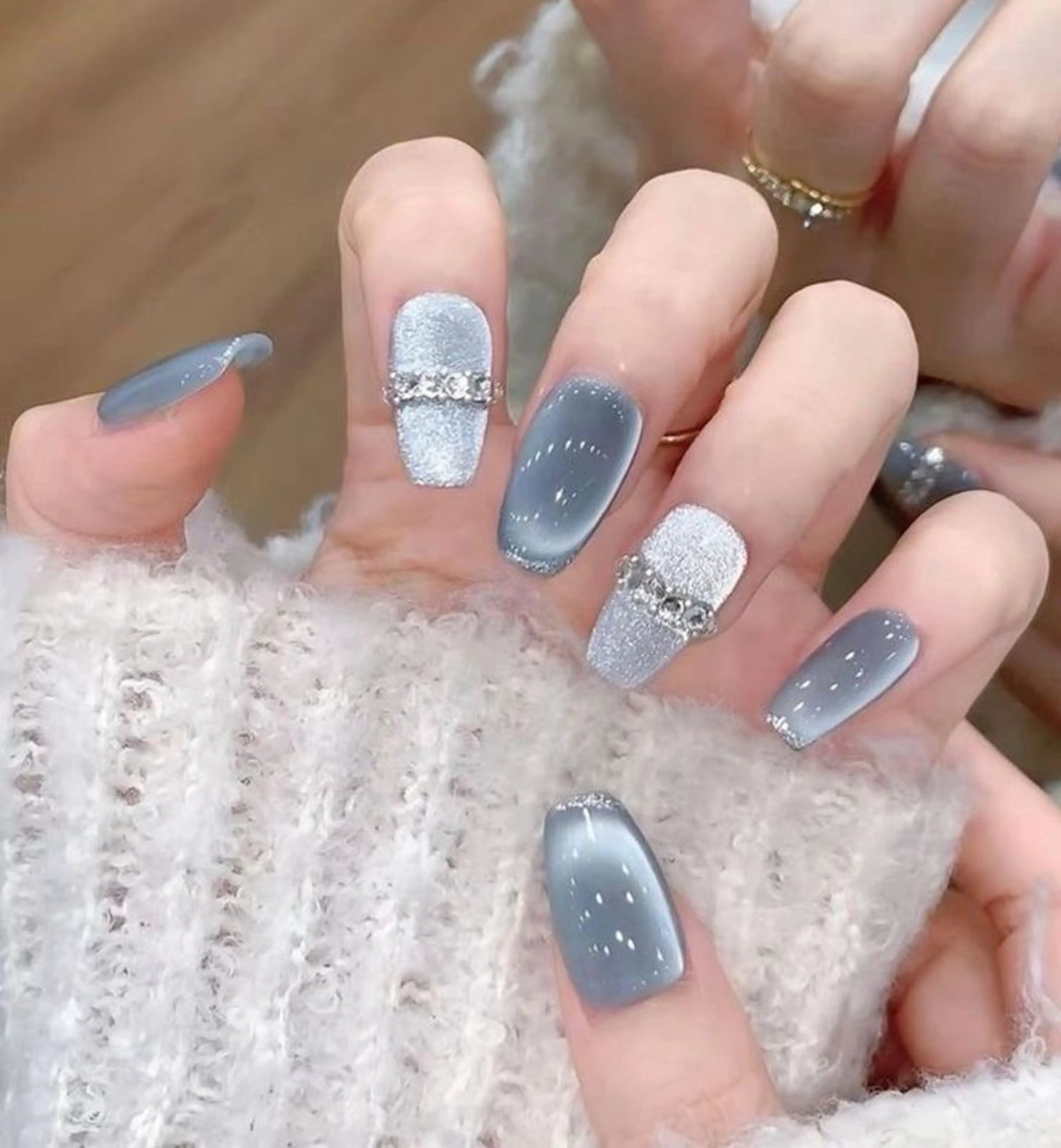 ネイル フットネイル ジェルネイル マグネットネイル パラジェル ワンホンネイル ハンドネイル MaiBeauty Niのネイルデザイン