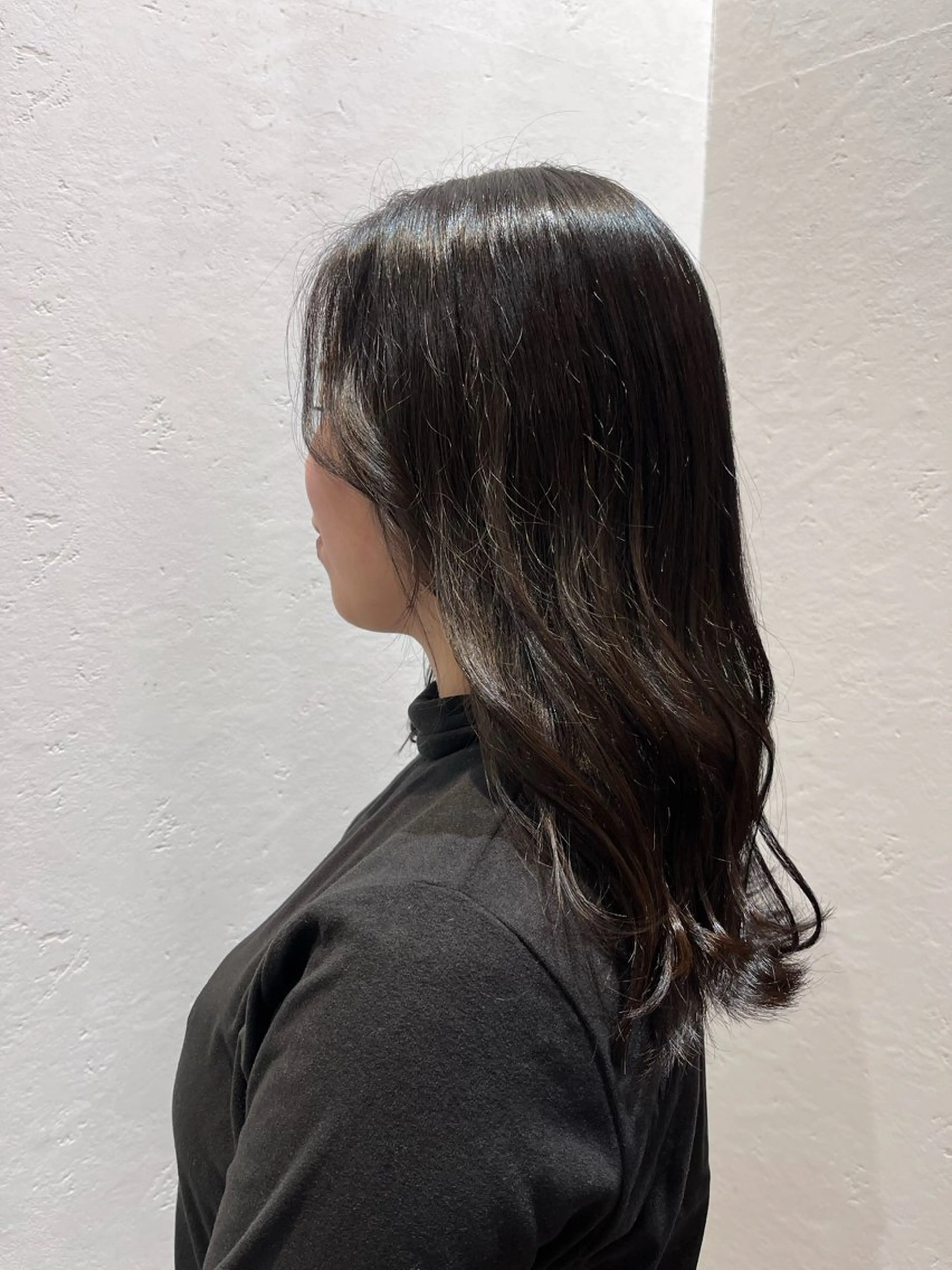 セミロング カラー 北島 遥香🫧インナ ー /ベージュカラーのヘアスタイル