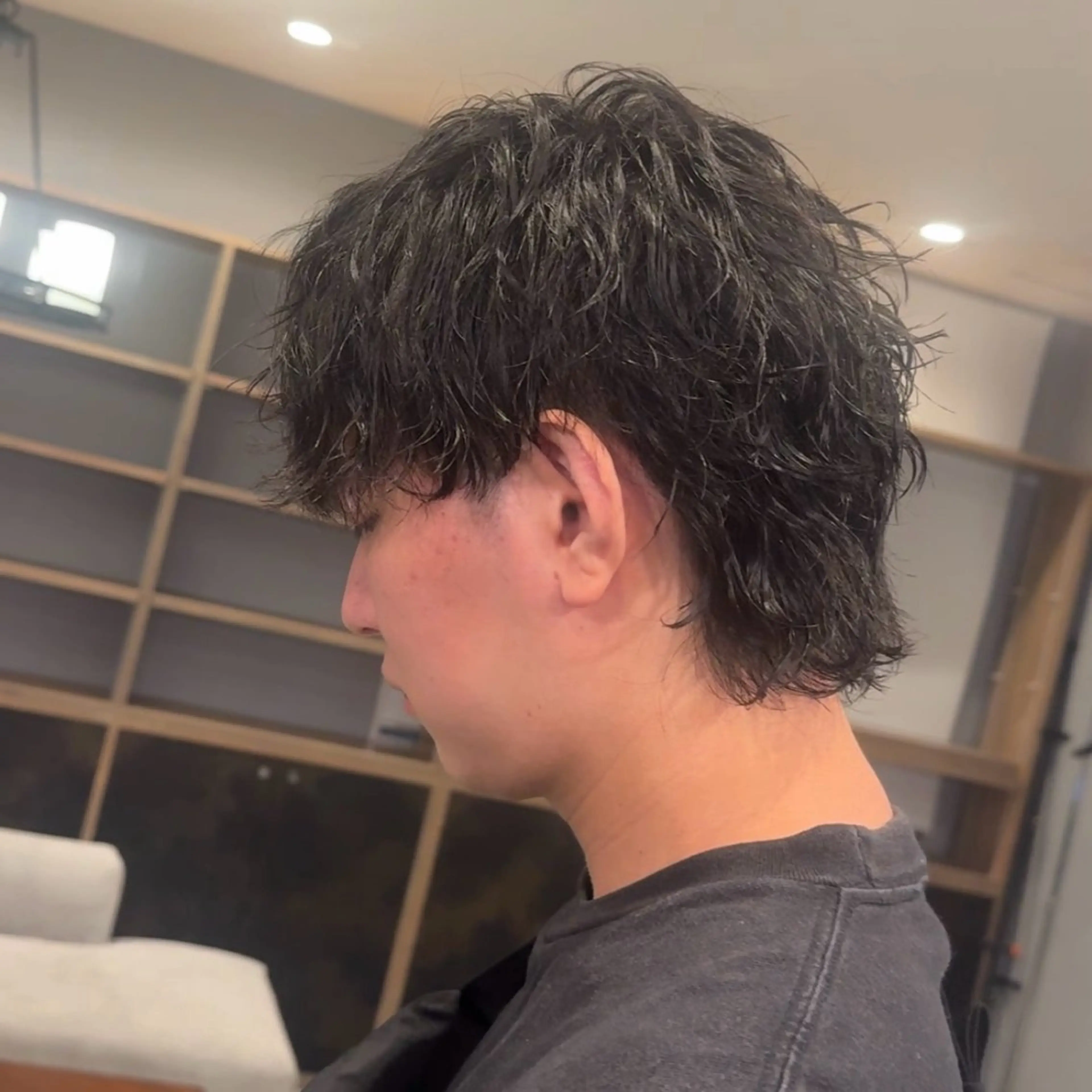 パーマ メンズ マッシュ 刈り上げ ABEY LEVRAI所属・Miyabi.💋 ABEYLEVRAIのヘアスタイル