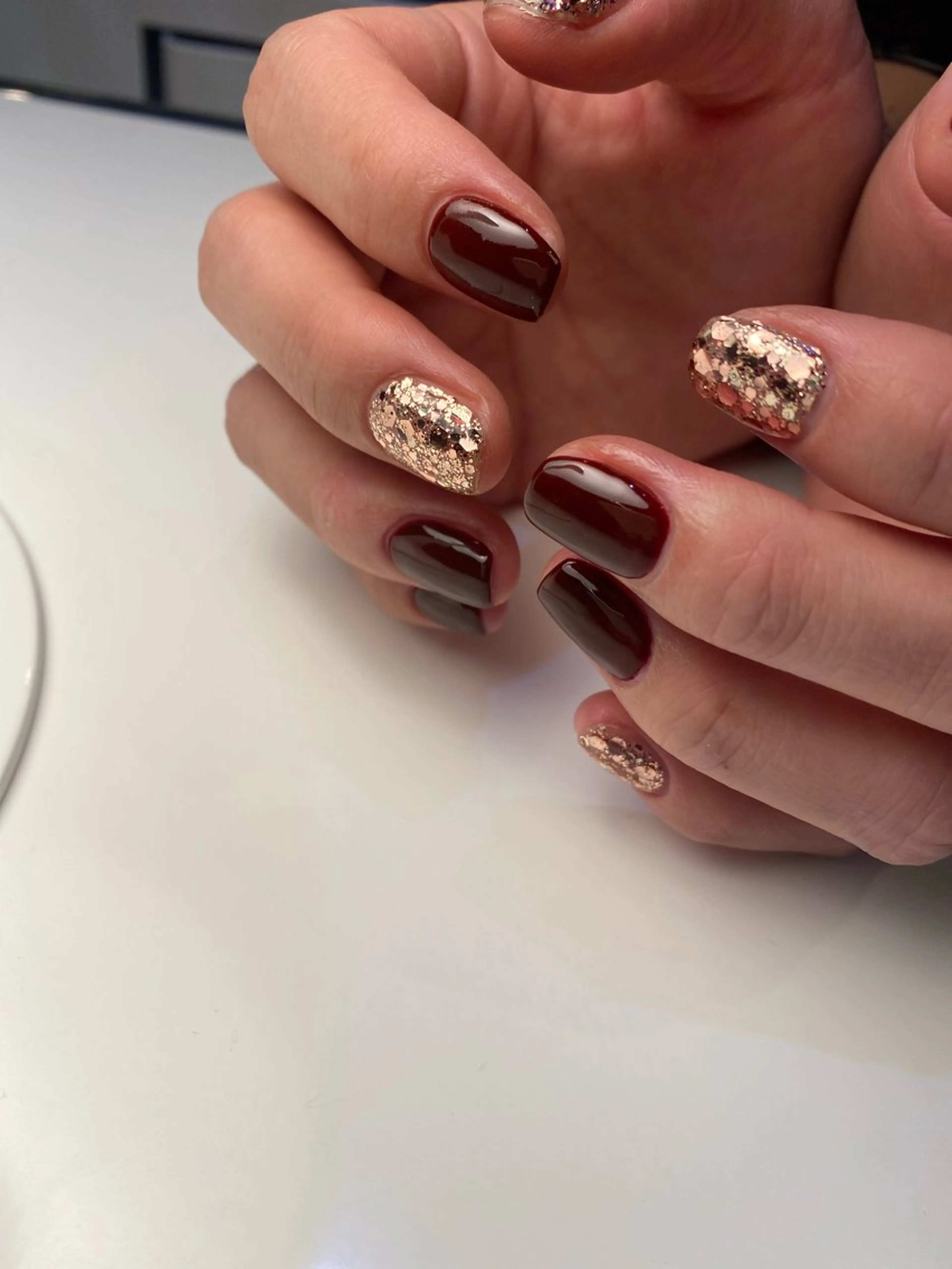 ネイル ラメ(グリッター) ワンカラーネイル Yumi 広尾|恵比寿ネイルのネイルデザイン