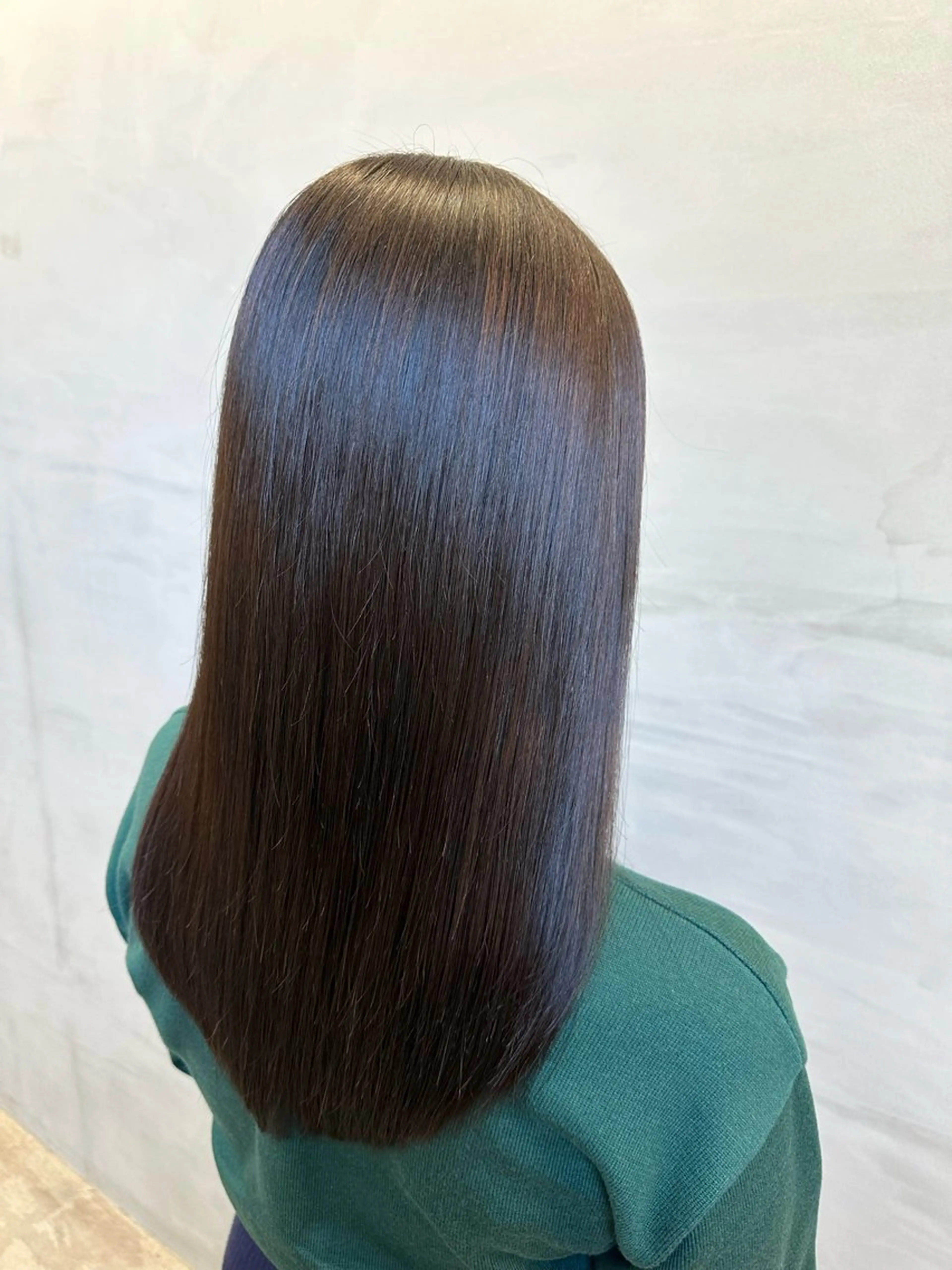 ロング カット 縮毛矯正 トリートメント 💎 透明感カラー ✨Erina 💎のヘアスタイル