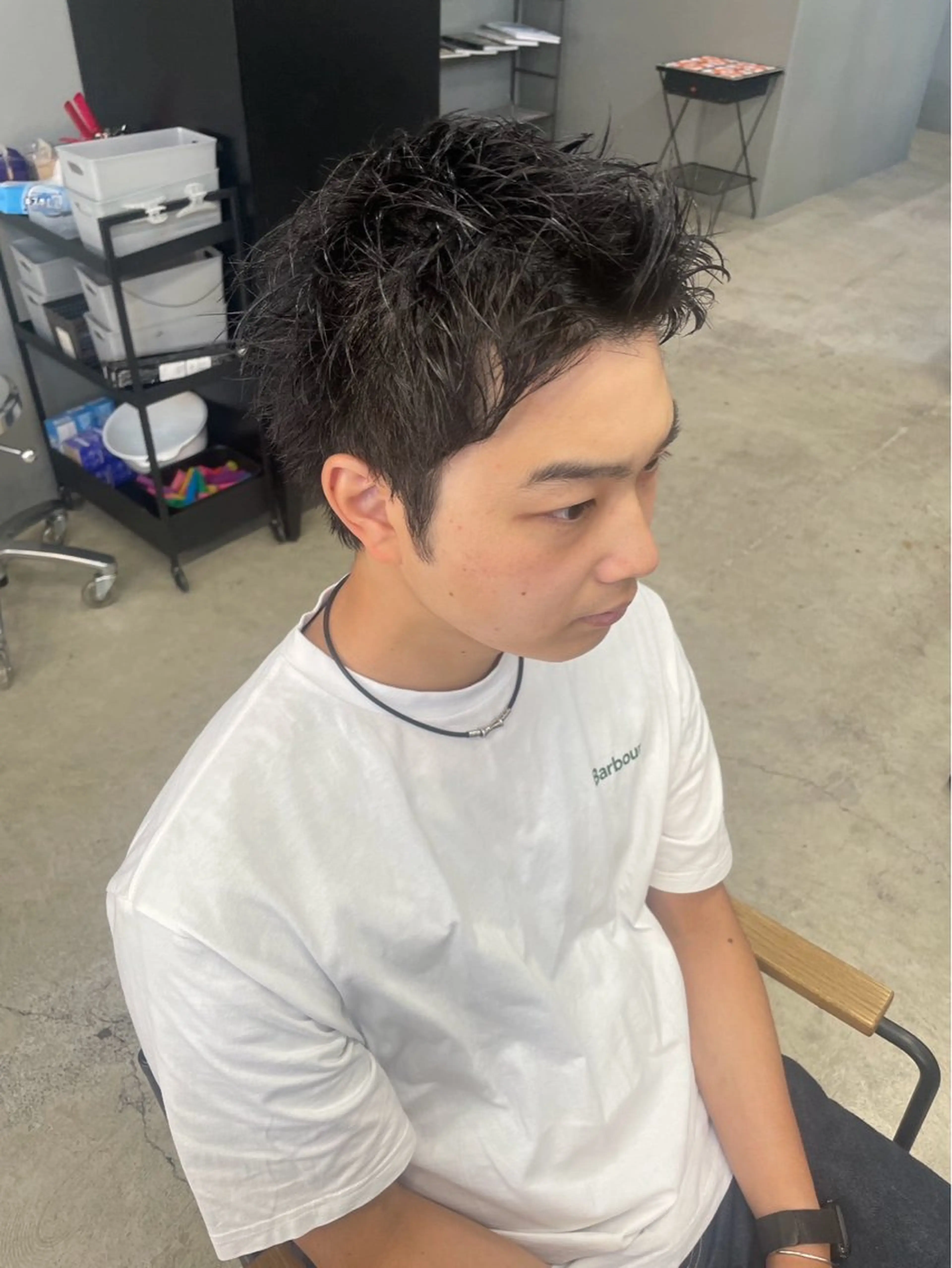 ショート メンズ メンズ専門サロン wokeのヘアスタイル