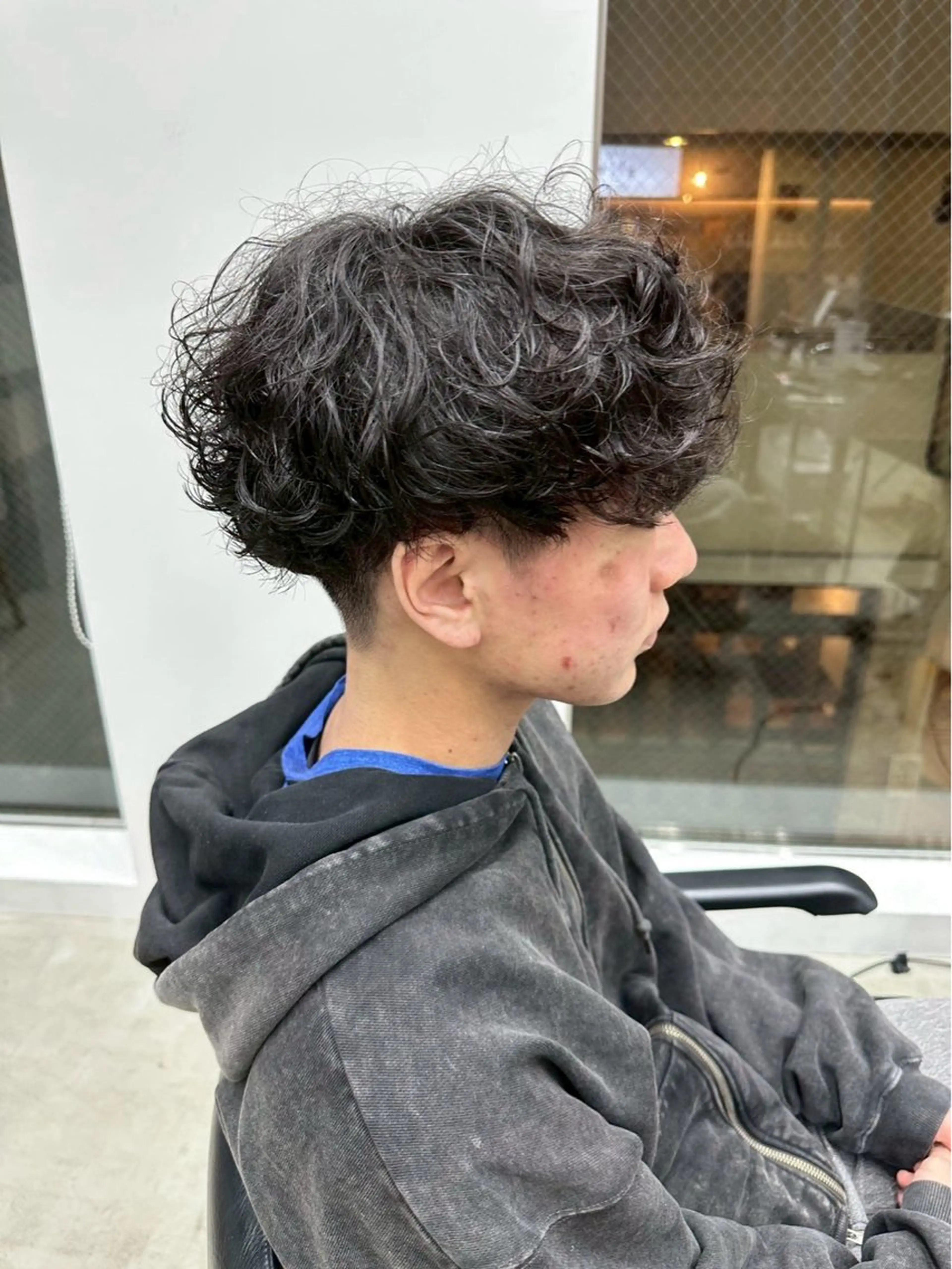 パーマ メンズ fifth天神メンズ パーマ特化／内山遥斗のヘアスタイル