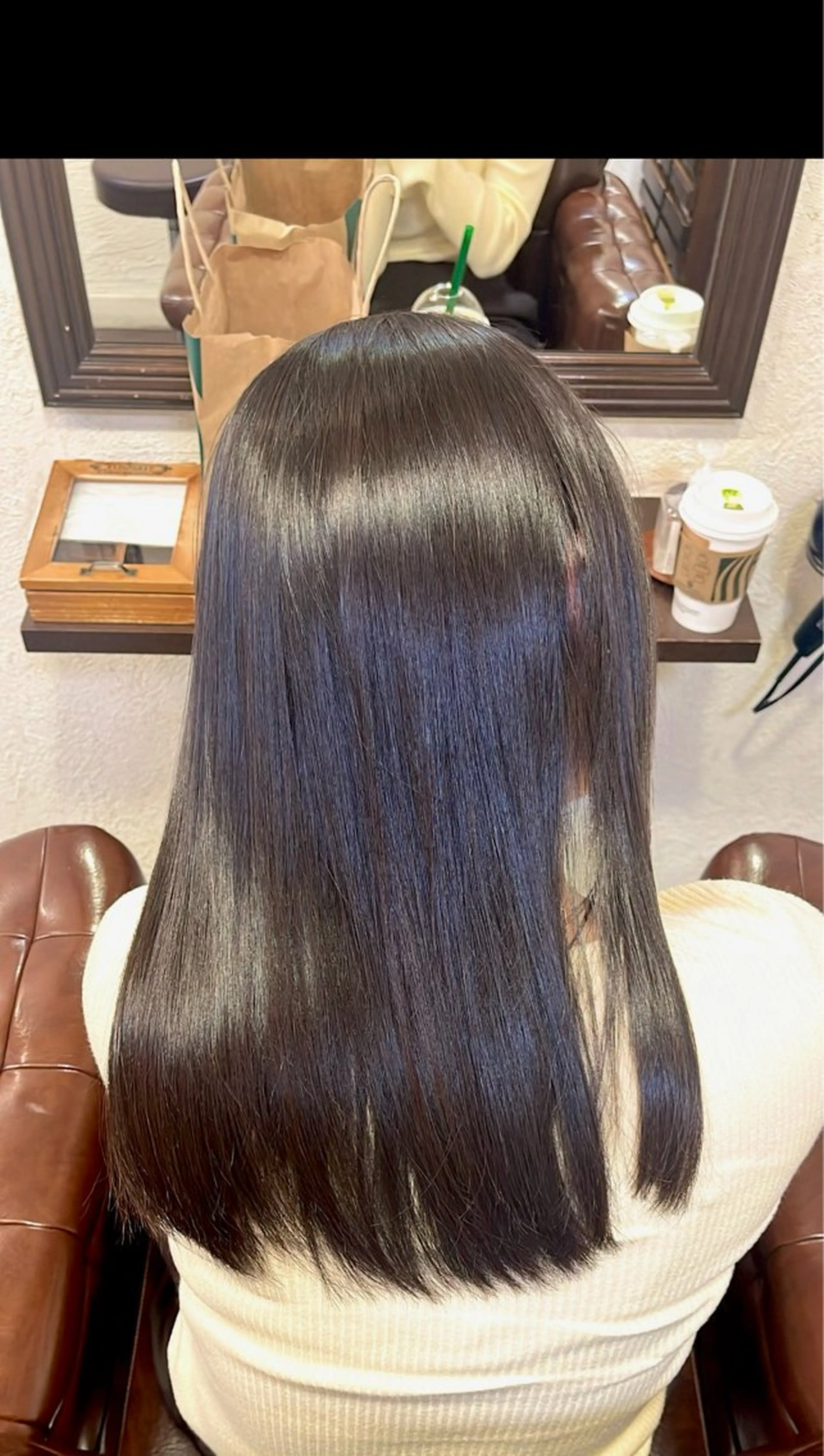 ロング うる艶カラー× ハイトーン/miuのヘアスタイル