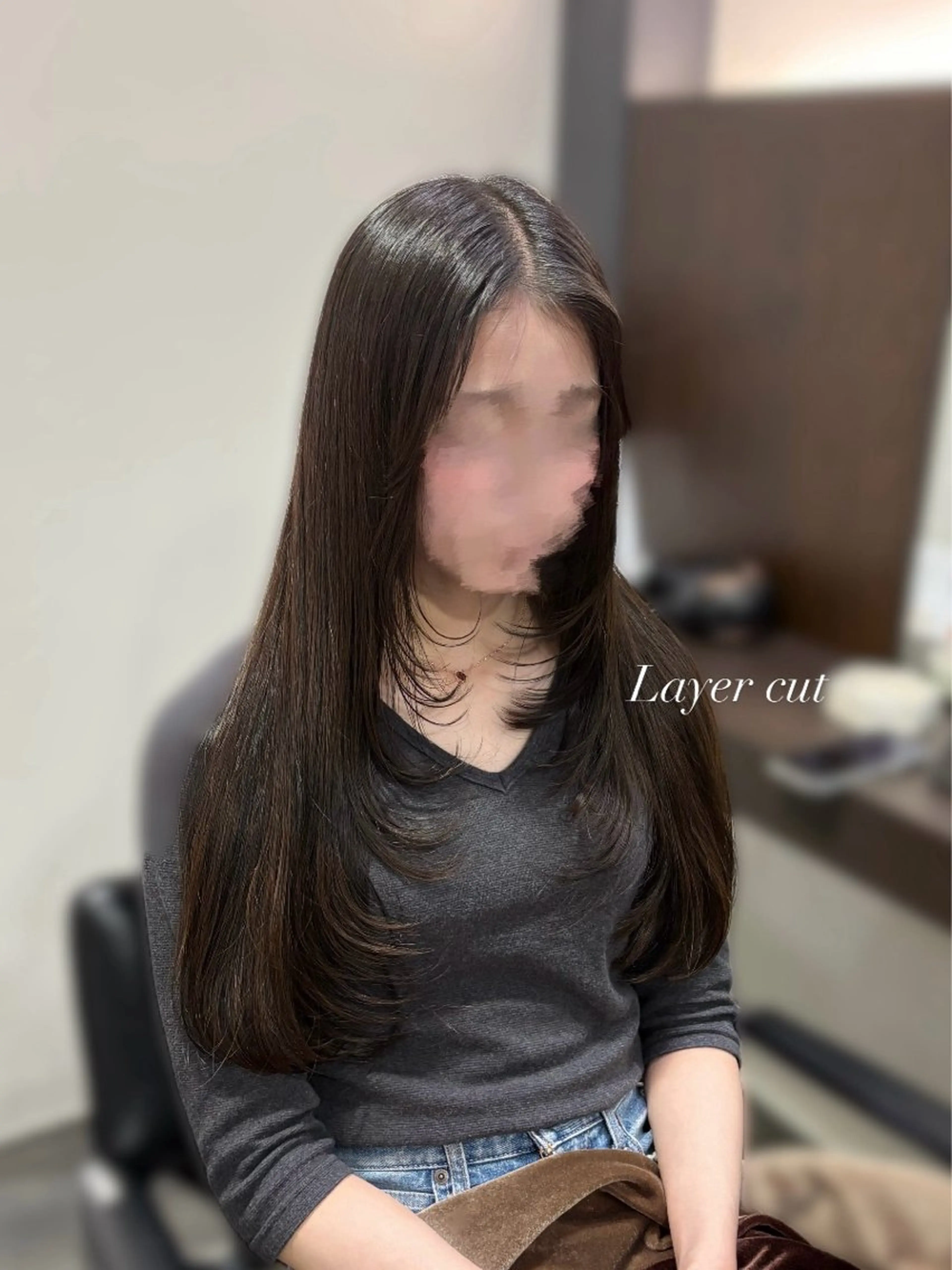 ロング カット 石田 亜弥のヘアスタイル