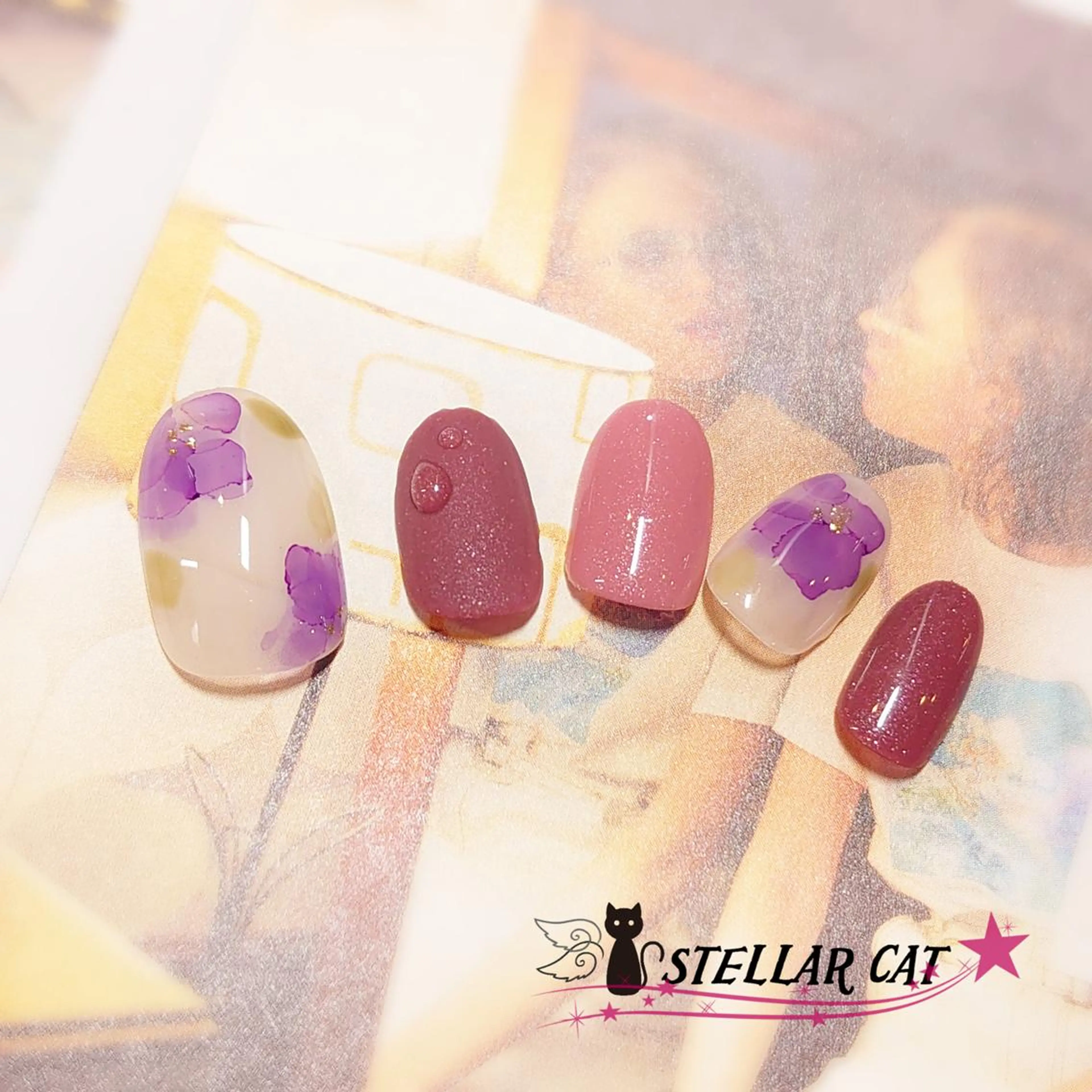 ネイル ショートネイル専門 StellarCatのネイルデザイン