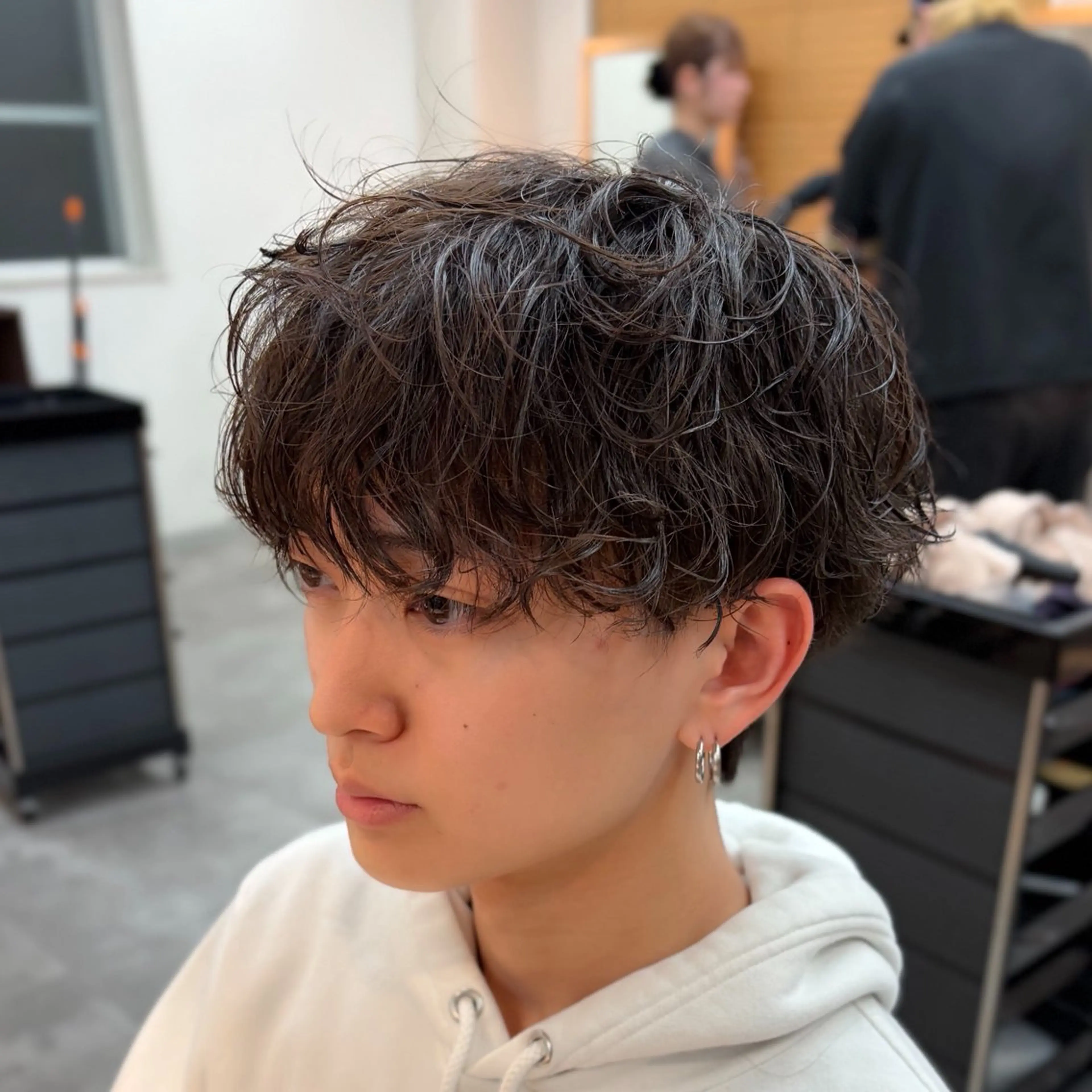 パーマ メンズ マッシュ メンズパーマ カット パーマ 男の理想を叶える🔥 メンズパーマ特化|関のヘアスタイル