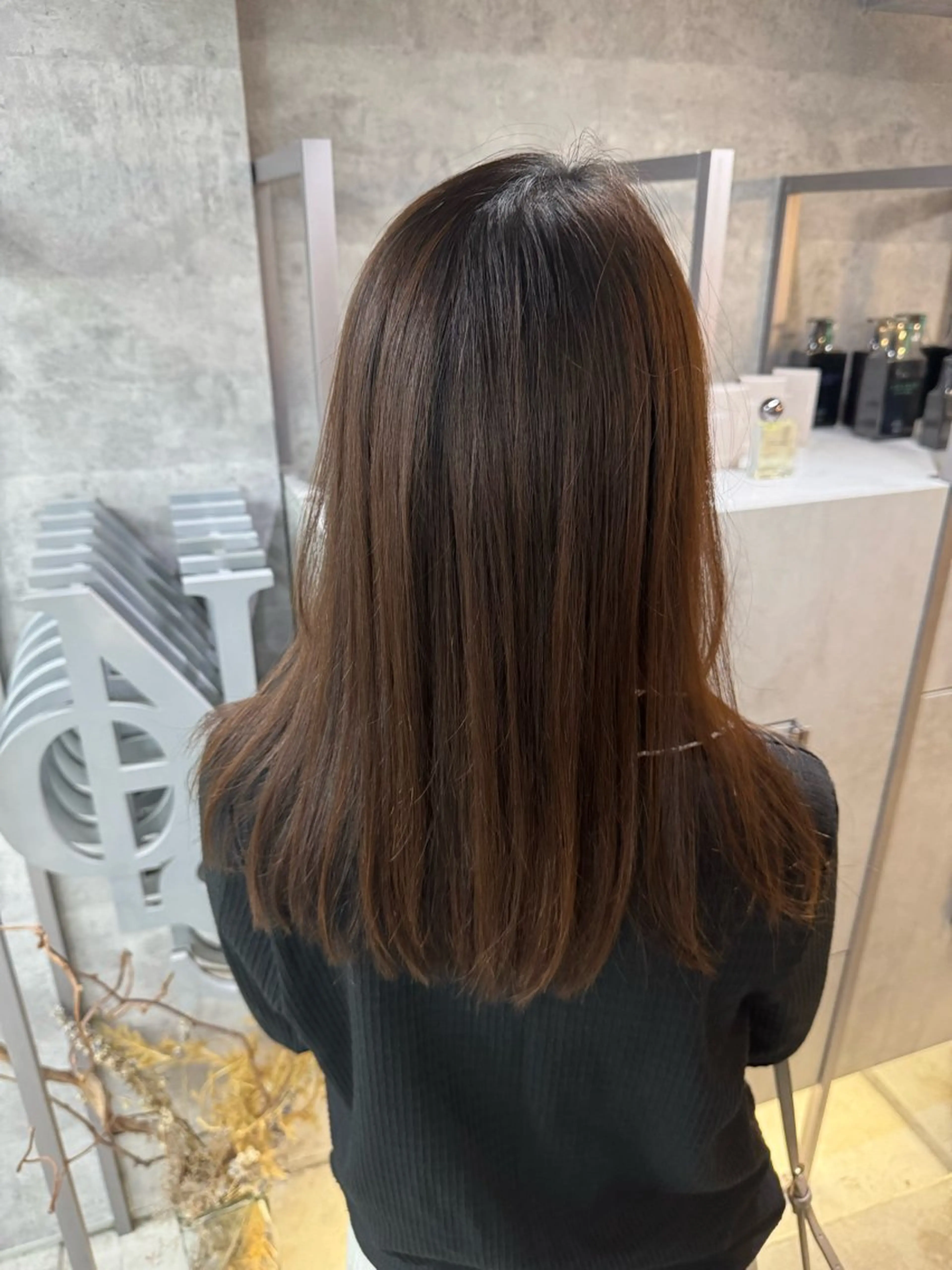 セミロング あなたのお悩み改善" You"💚❤️💛のヘアスタイル