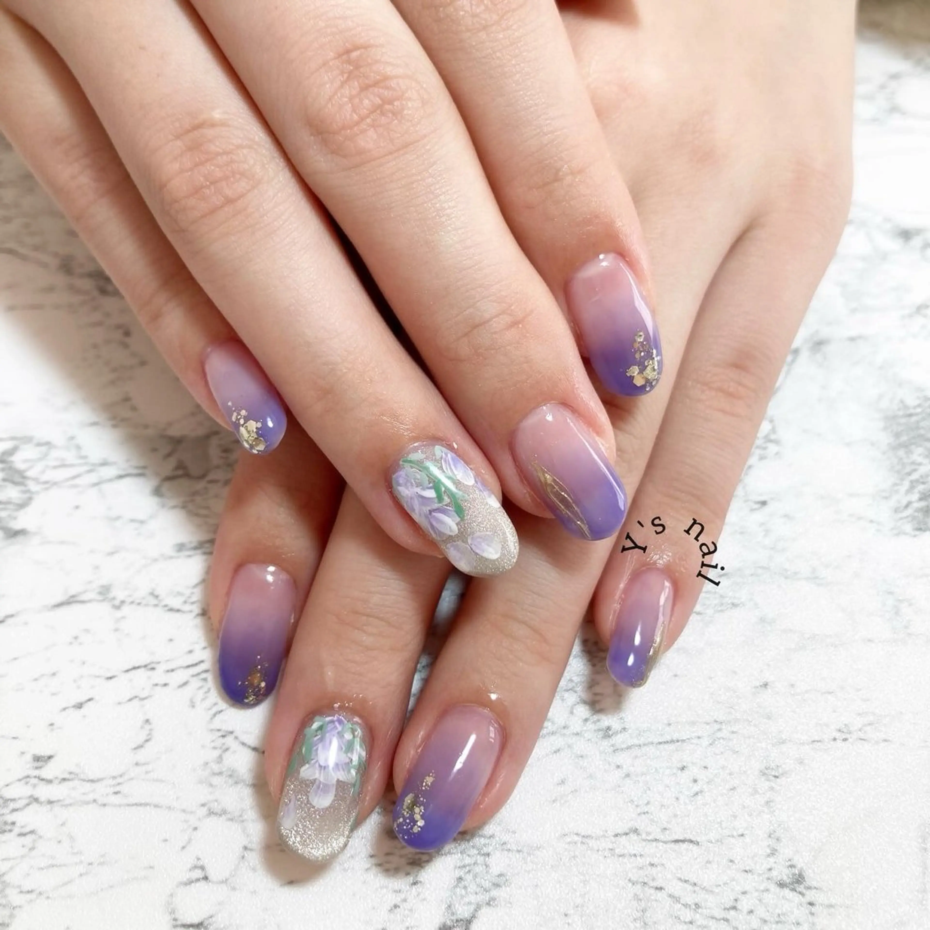 ネイル ハンドネイル 手書きが得意🖌️ Y’s  nailのネイルデザイン