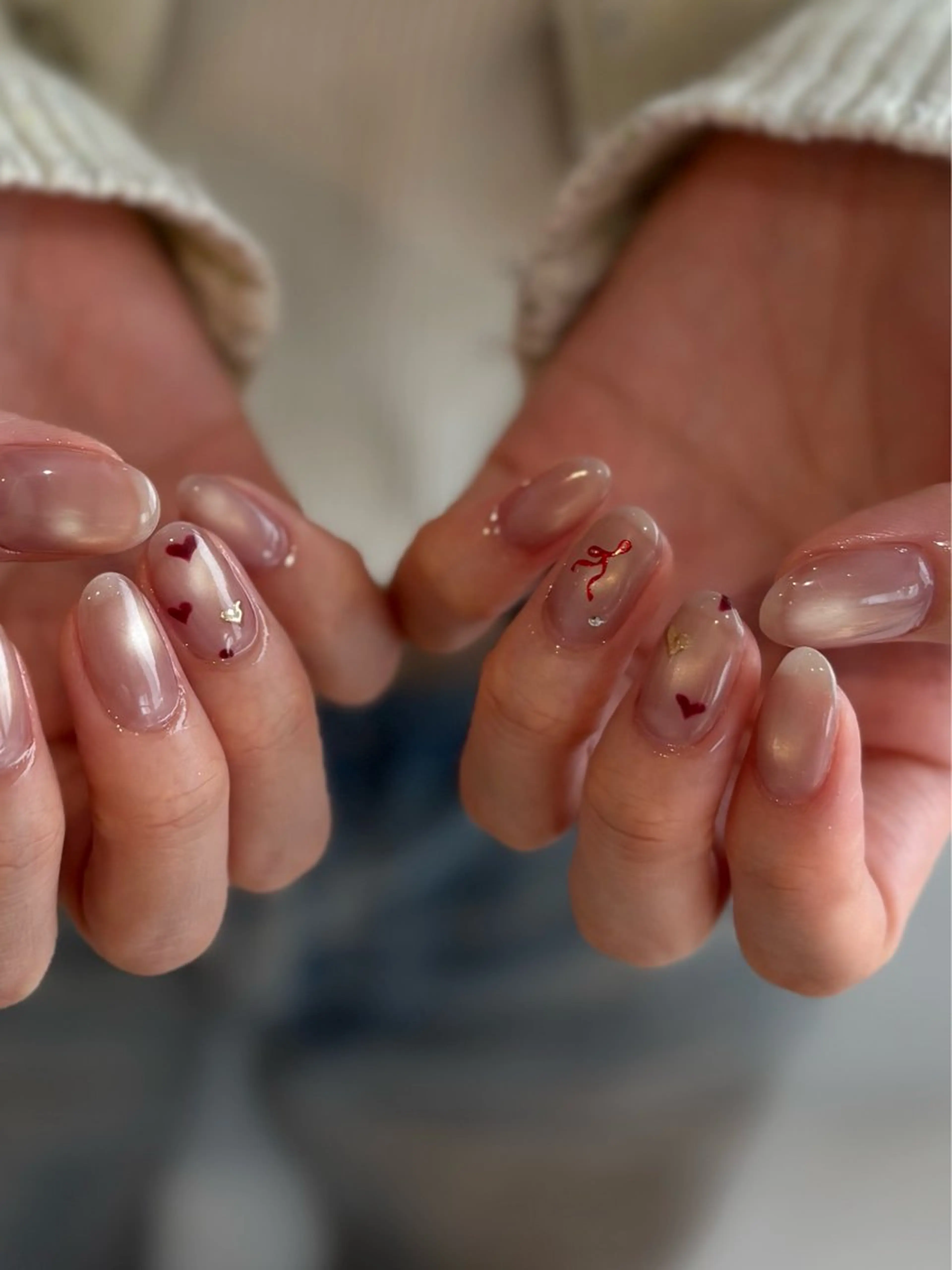 ネイル オフィスネイル ハンドネイル 市本 葵のネイルデザイン