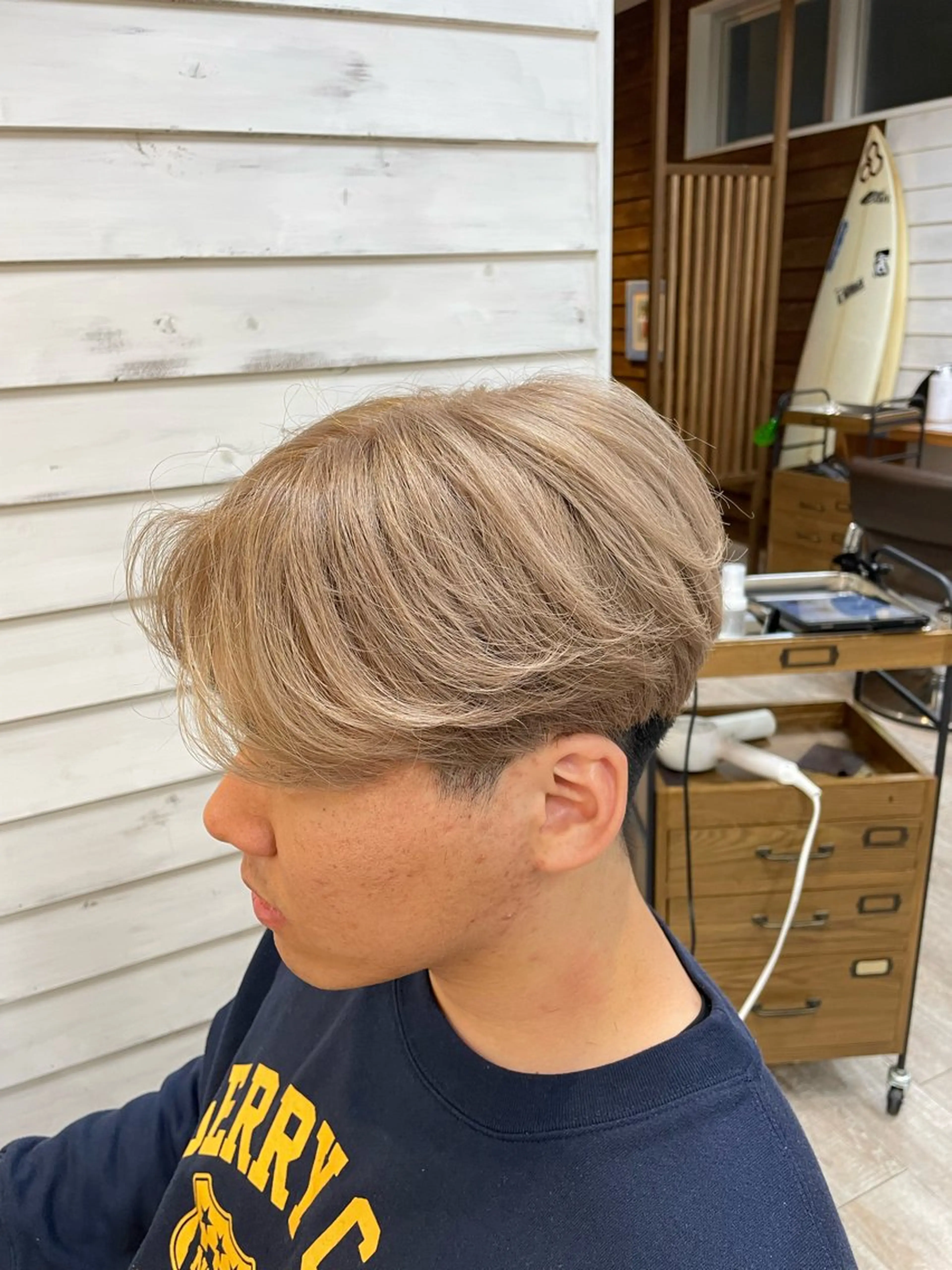 【メンズ】カット＋ブリーチダブルカラー！の写真