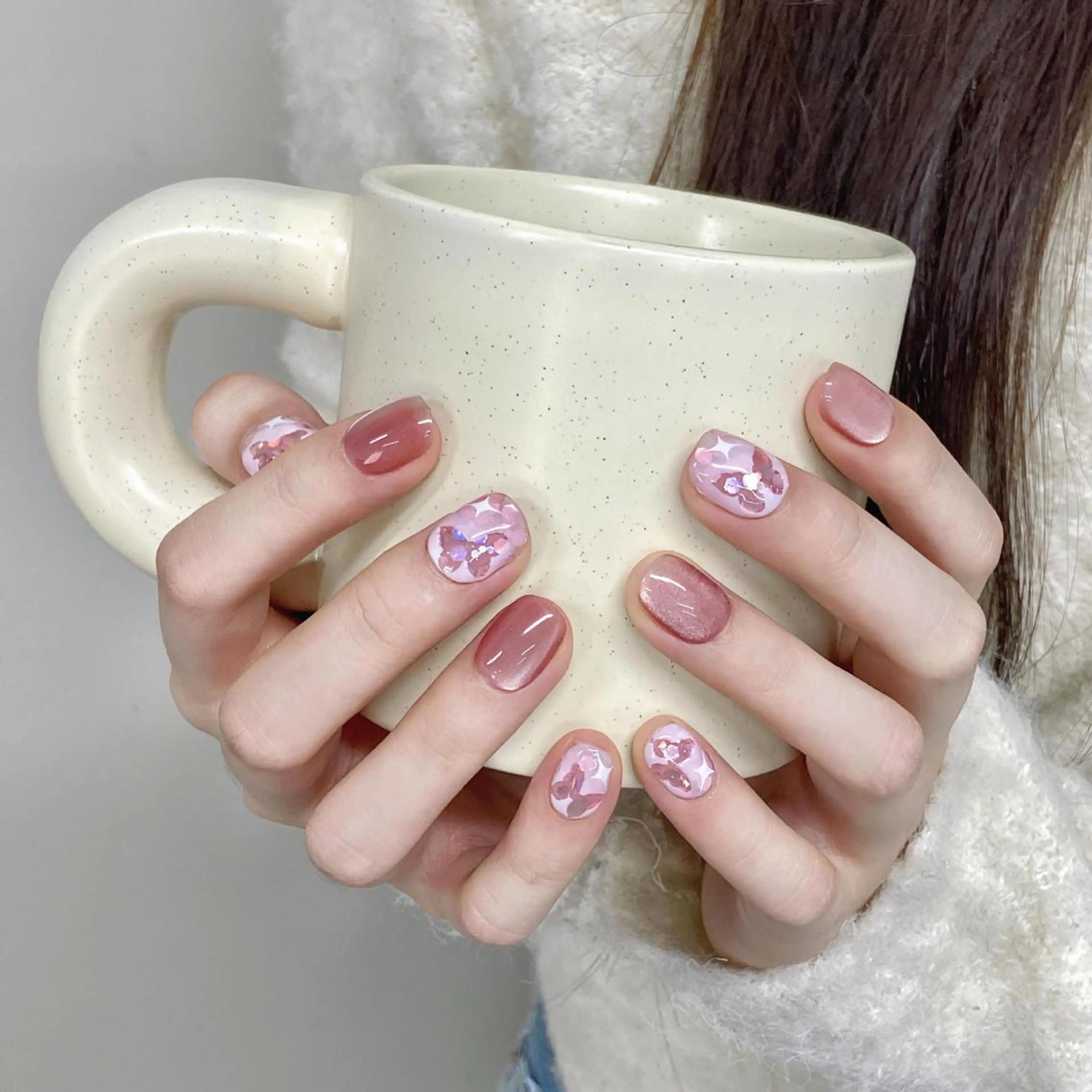 ネイル ジェルネイル スカルプネイル ネイルチップ 🌸柚葉 🌸のネイルデザイン