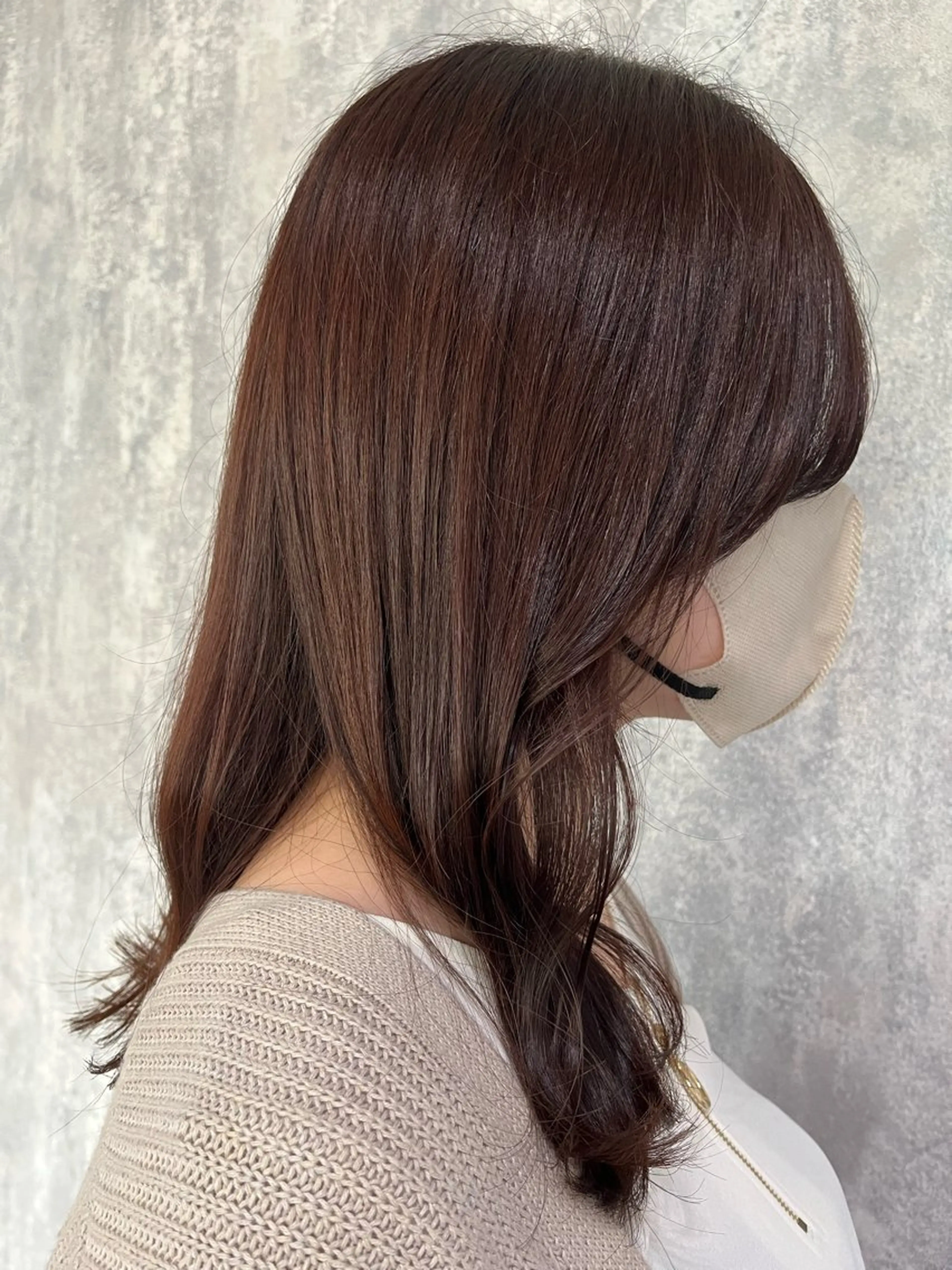 ロング ヘアカラー トリートメント nao🎀zina 透明感/艶髪のヘアスタイル