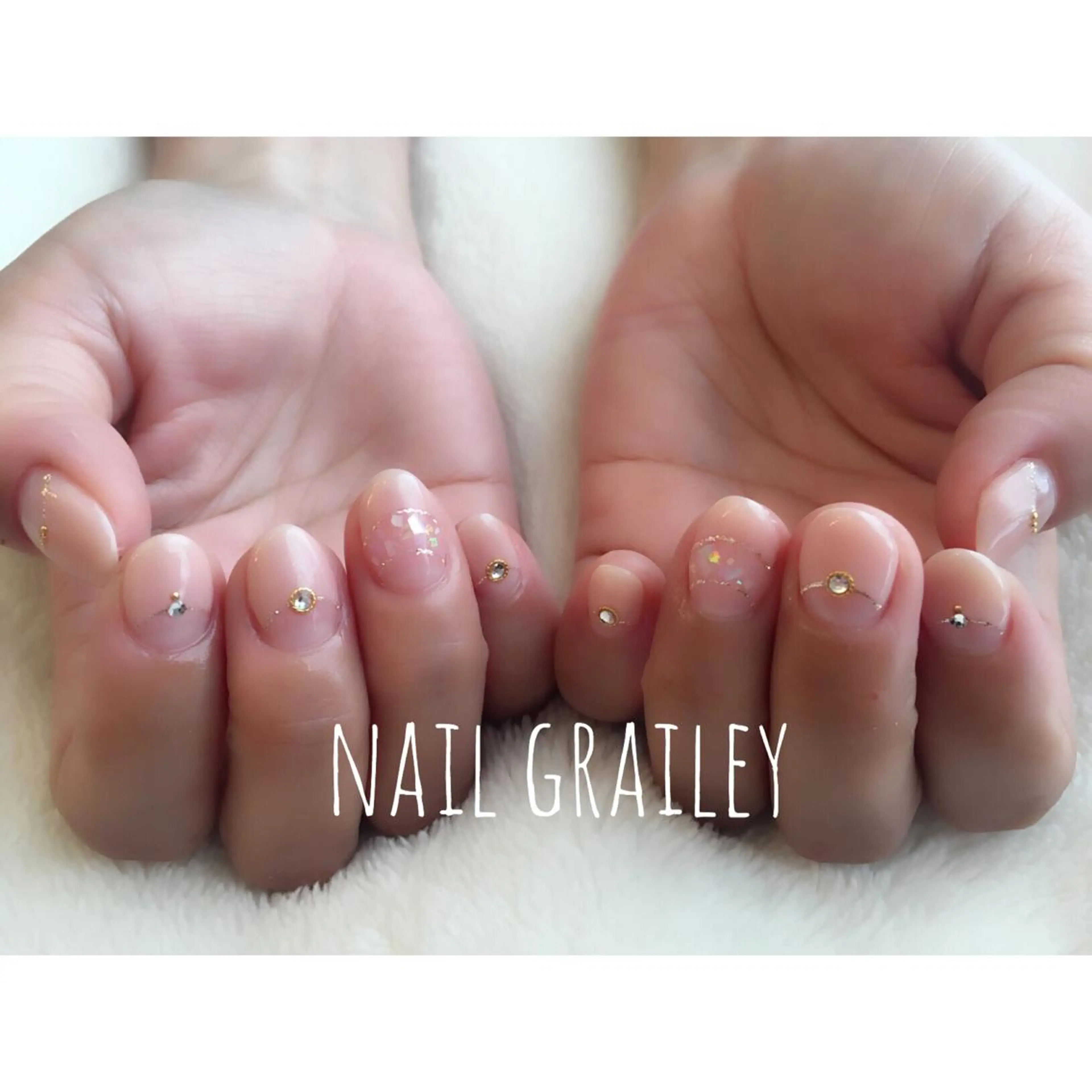 ネイル ストーンネイル nail makoのネイルデザイン