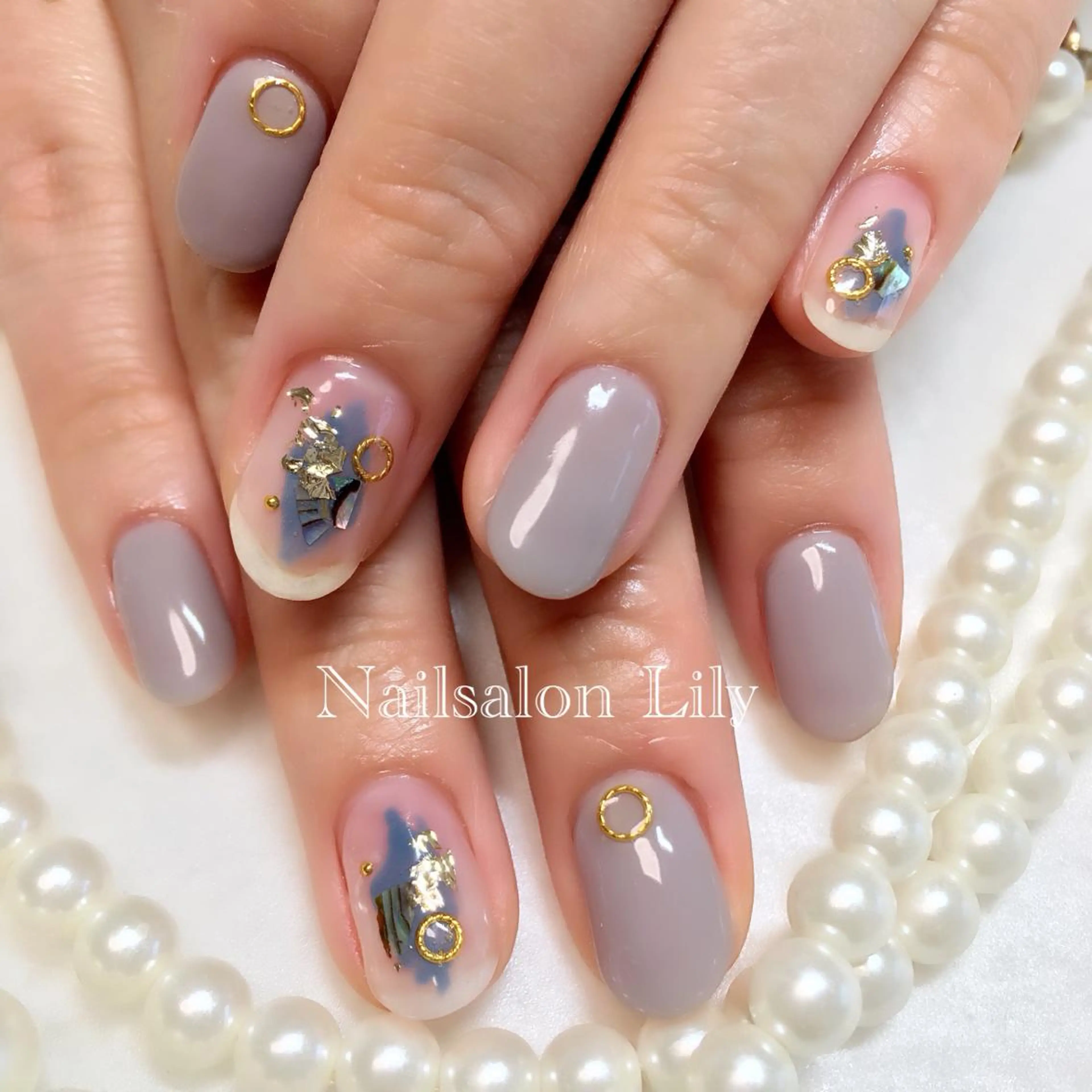 ネイル ニュアンスネイル Nailsalon Lilyのネイルデザイン