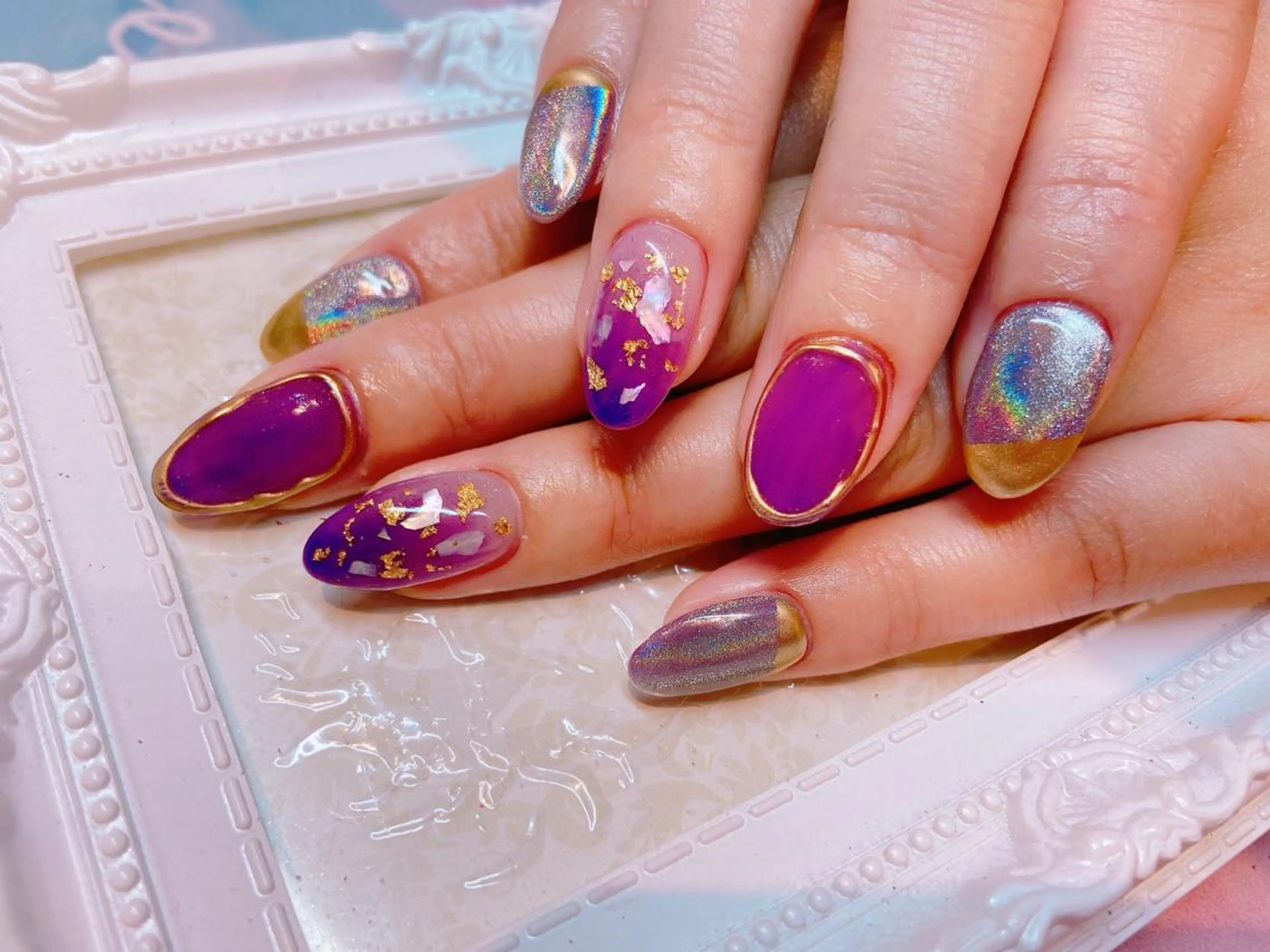 ネイル 長さだし専門店 M2　rikaのネイルデザイン