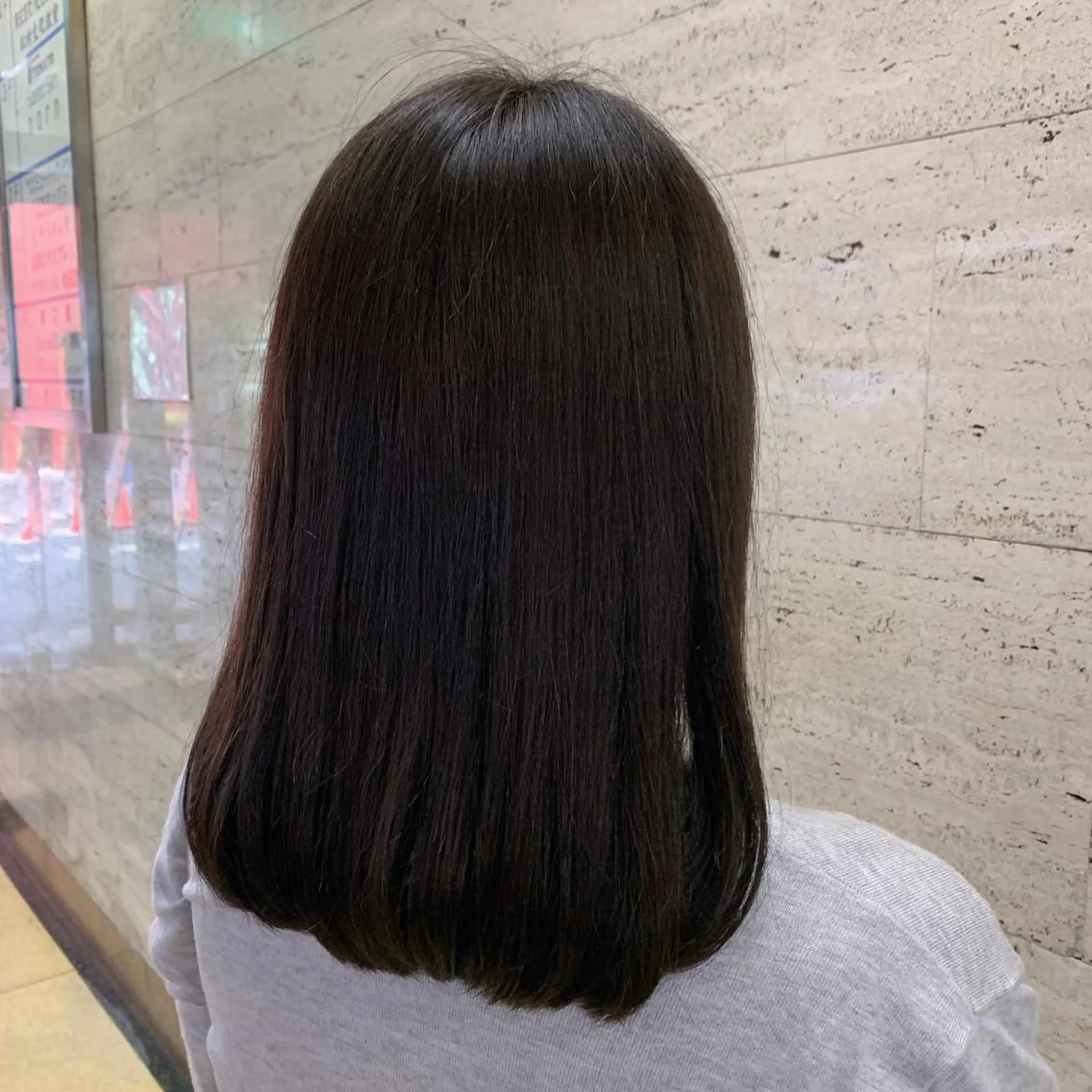 セミロング カラー 縮毛矯正 トリートメント ALLEN hair所属・ALLEN hair /まなのヘアスタイル