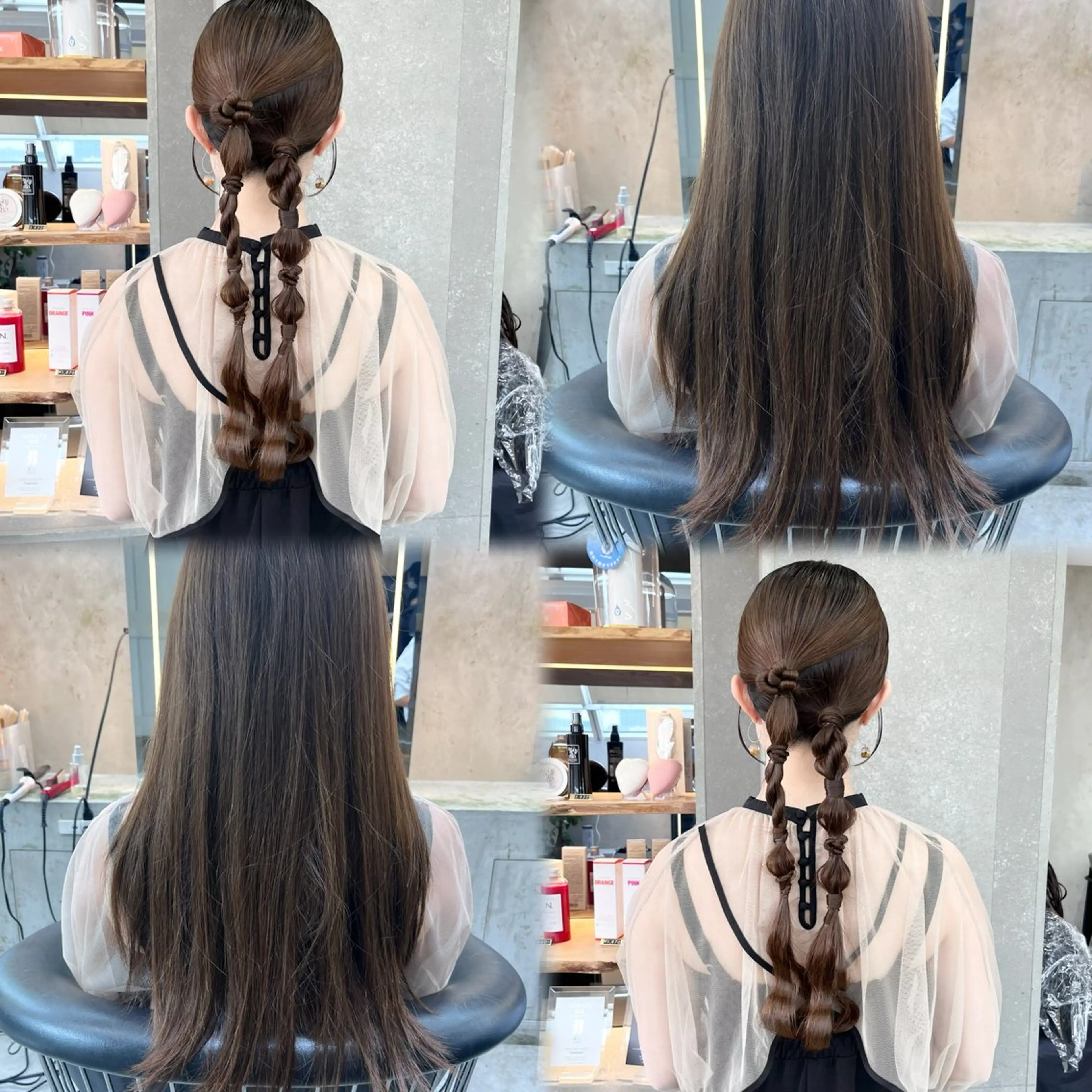 ロング レイヤーくびれヘア アレンジmanakaのヘアスタイル