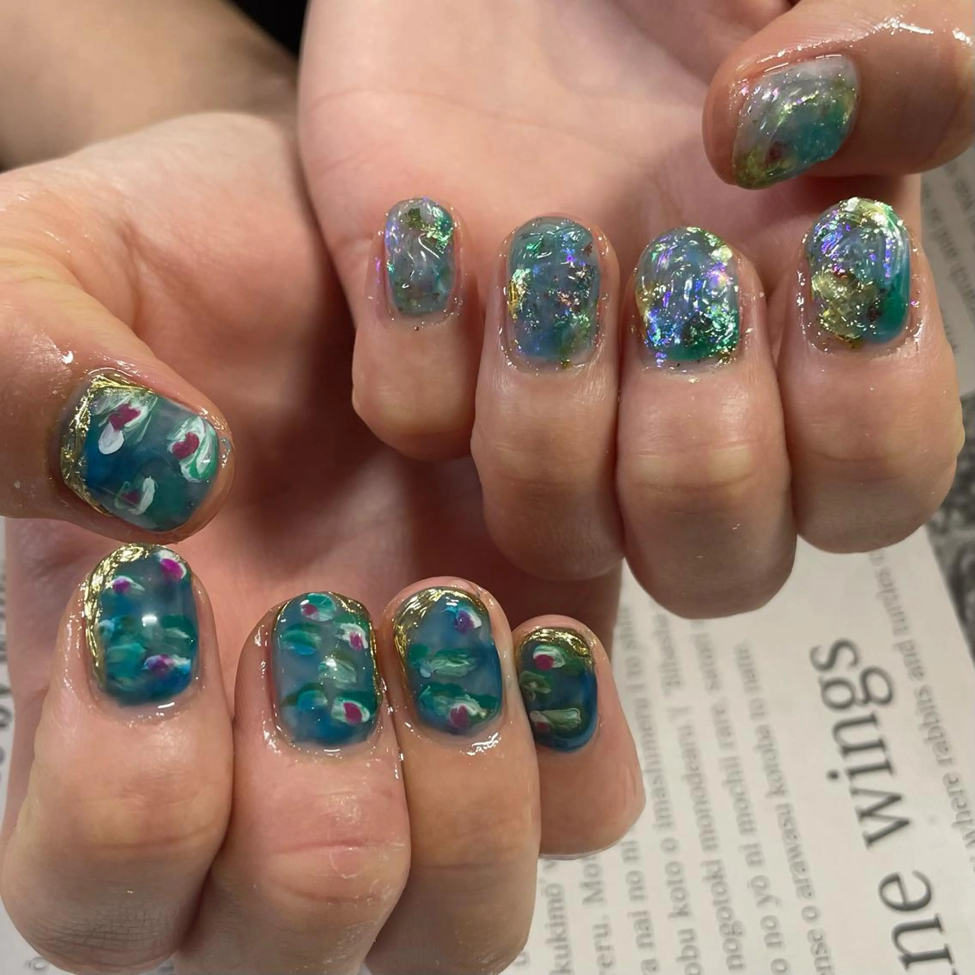 ネイル 奥園 良恵のネイルデザイン