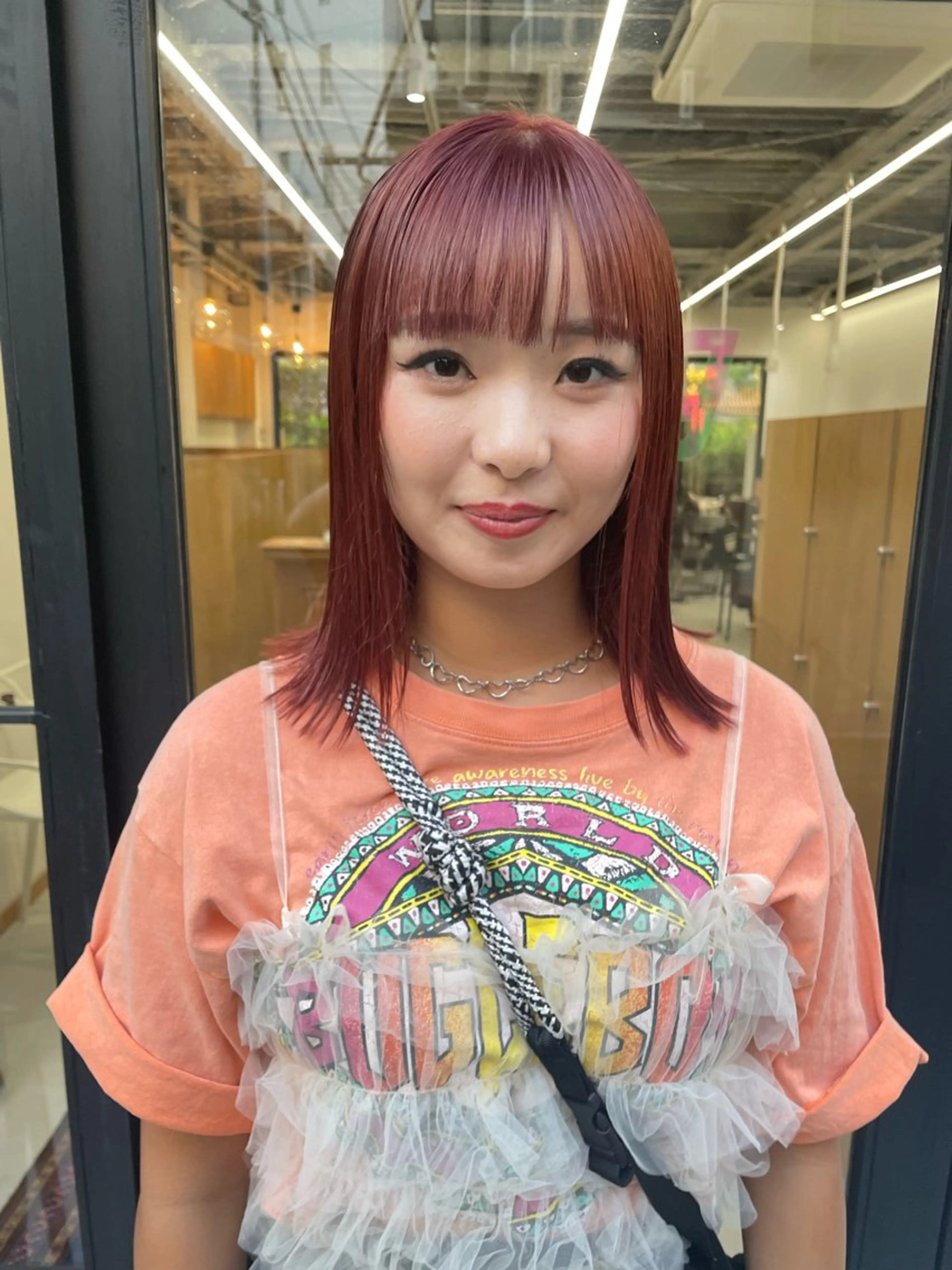 ミディアム カラー パーマ ヘアアレンジ メンズ tatsumi/ボブ ウルフ/レイヤーのヘアスタイル