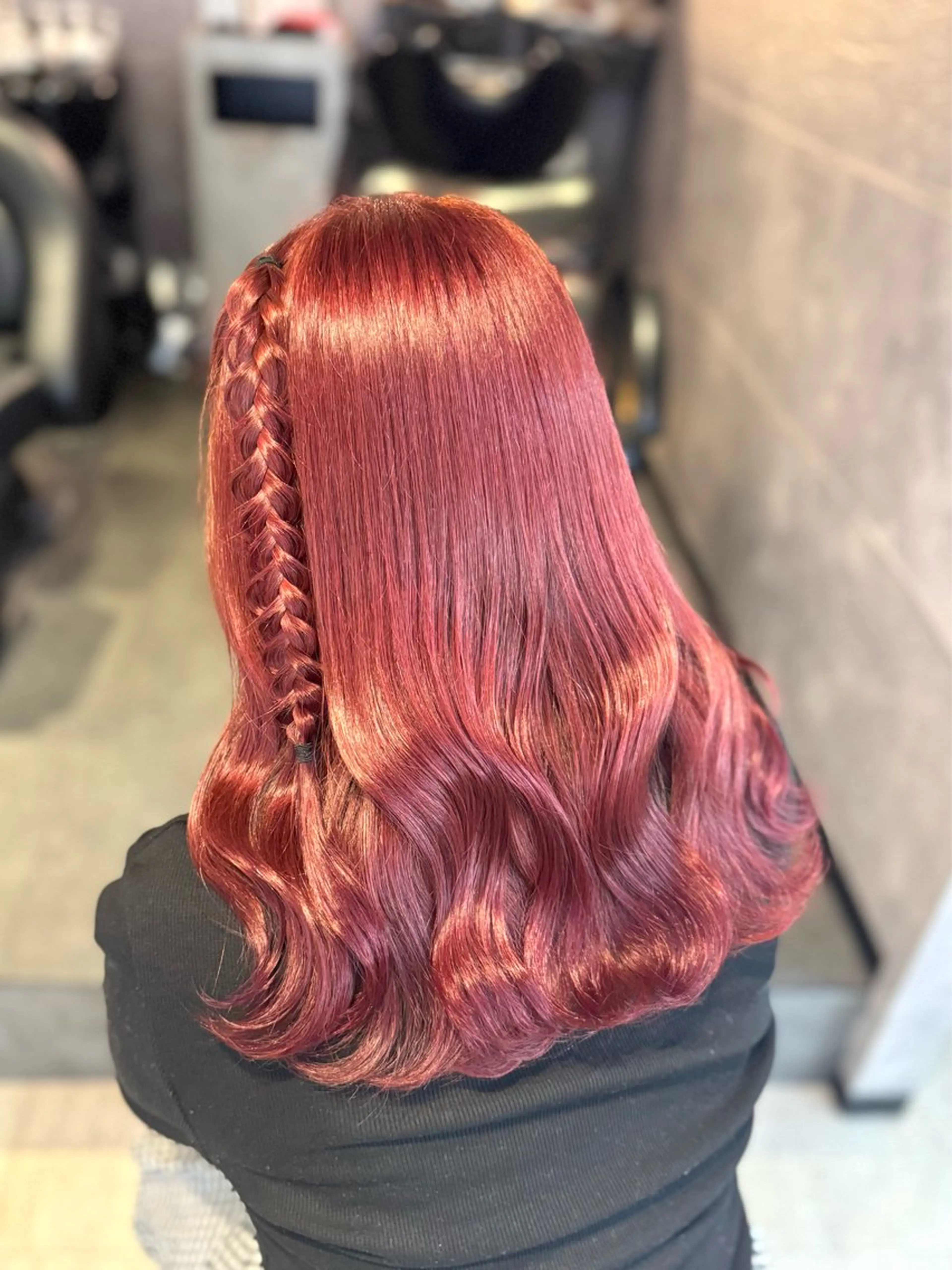 セミロング カラー ヘアカラー 🩶mana🩶艶髪 /カラーオンカラーのヘアスタイル