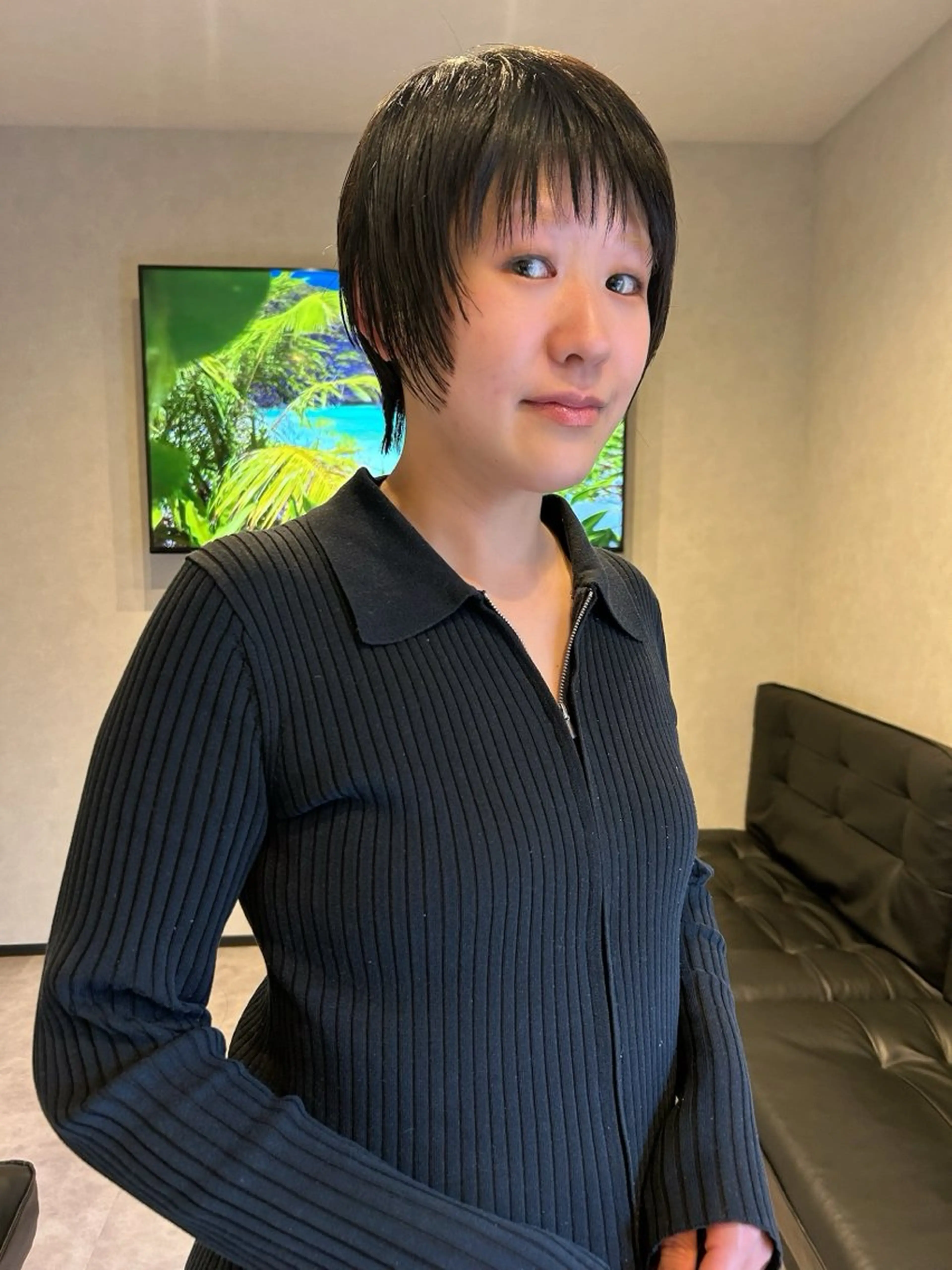 ショート レイヤーカット カット ナカジマ ナナのヘアスタイル