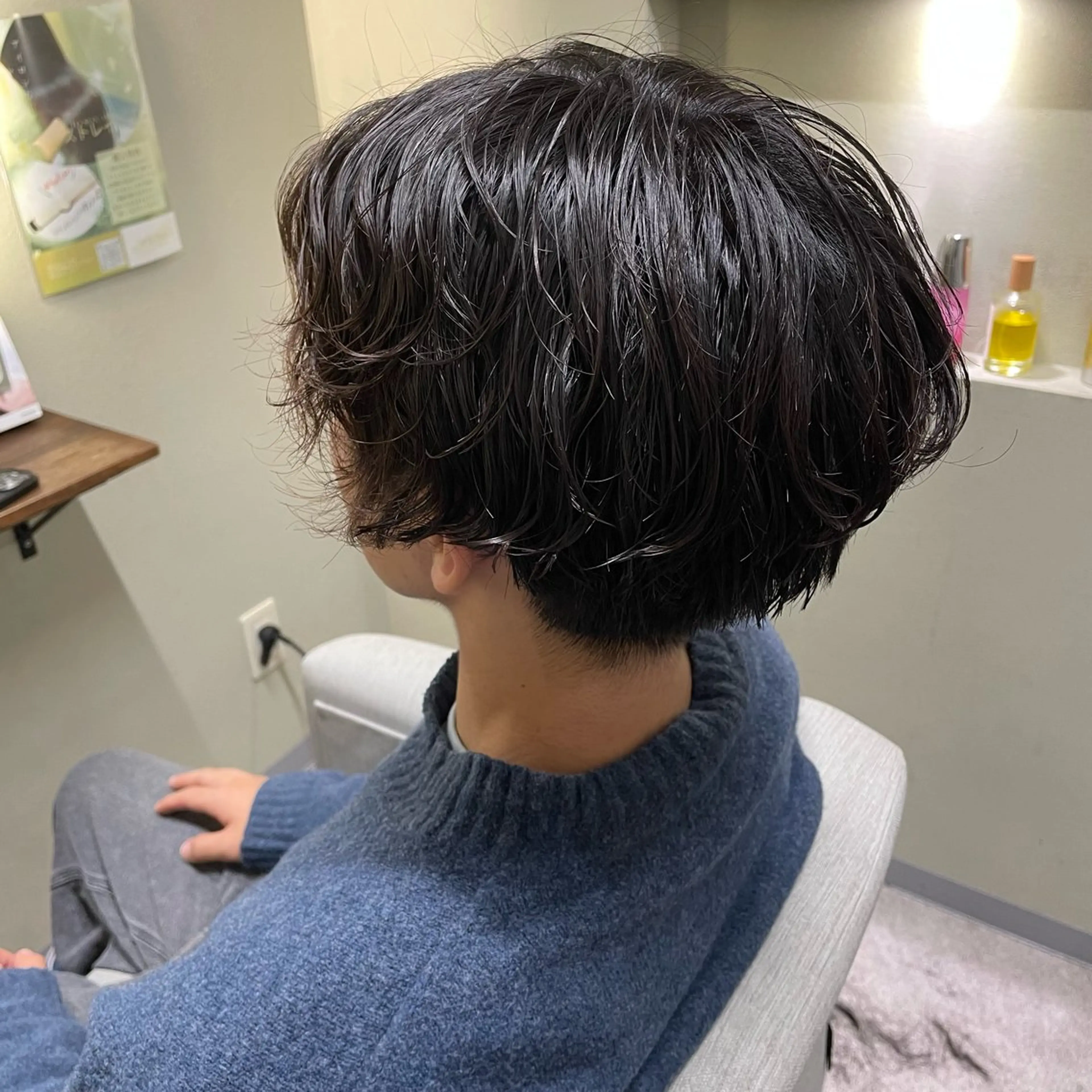 ミディアム パーマ 髪質改善/艶カラー/ 縮毛矯正🫟ダイキのヘアスタイル