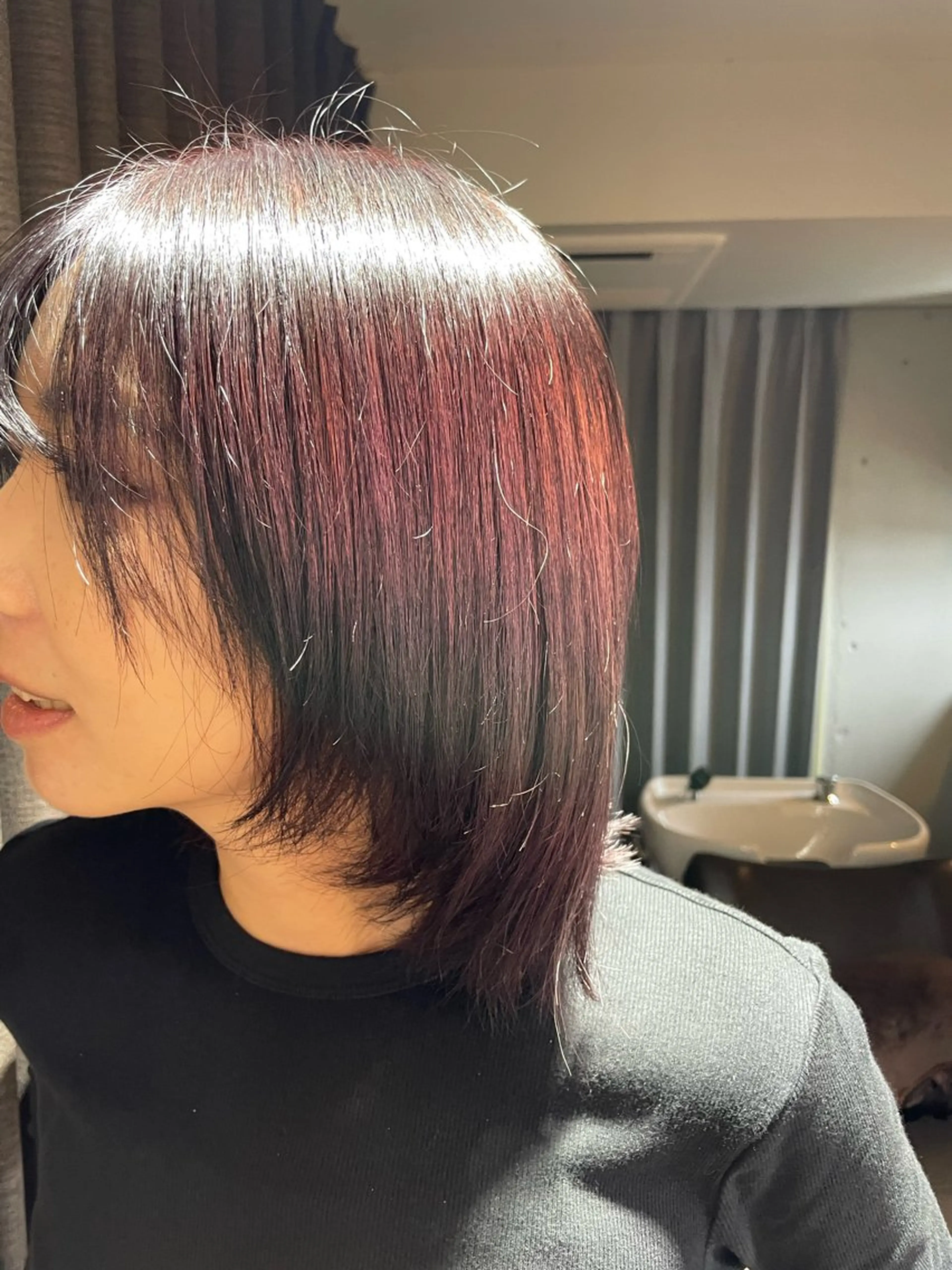 ミディアム 似合わせカット得意 仁井亮のヘアスタイル