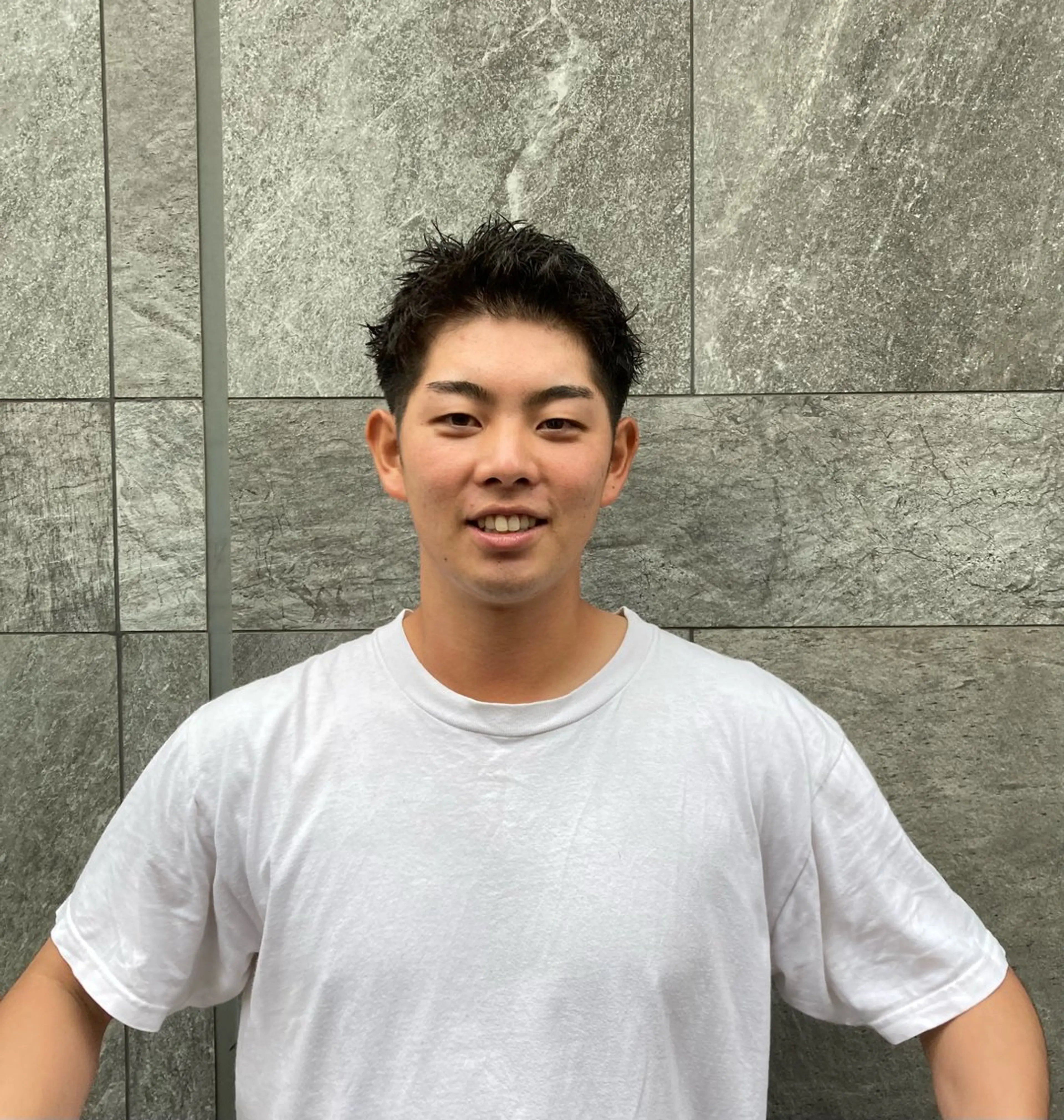 ショート メンズ スパイキーショート ショートヘア スキンフェード/パー マ/須田陸斗のヘアスタイル