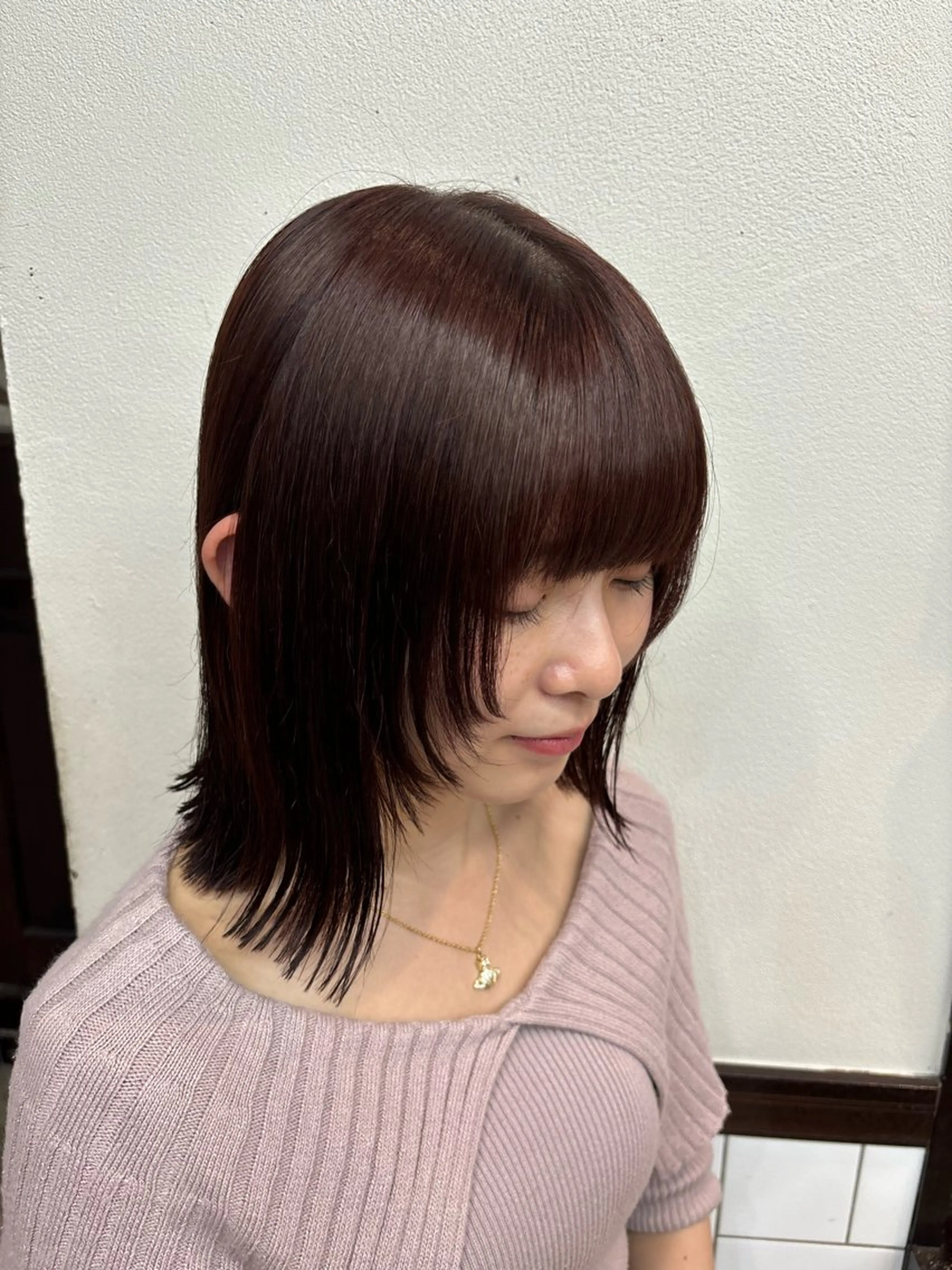 カラー げんば ななのヘアスタイル