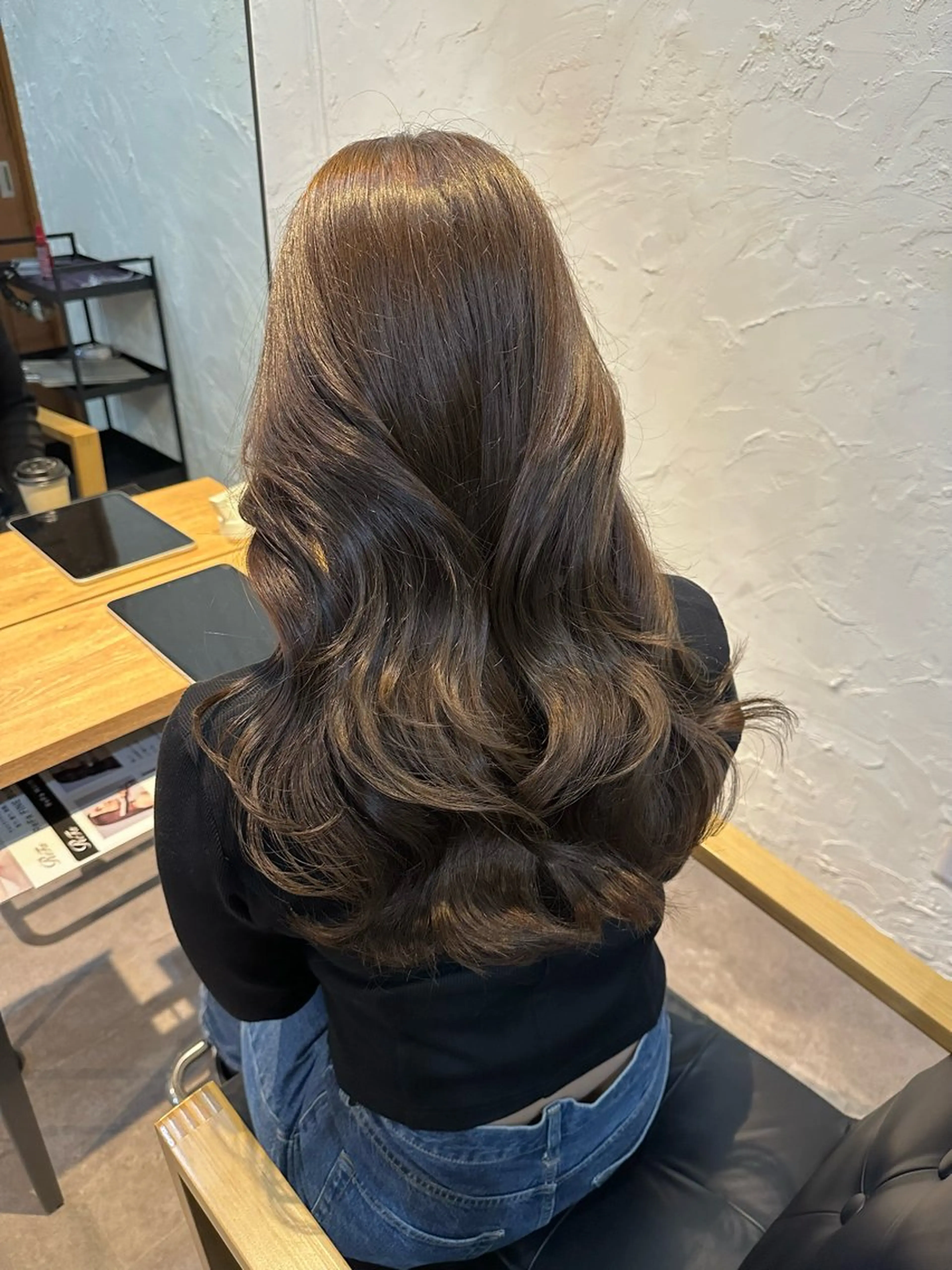 ロング 𝑭𝒖𝒌𝒂🩶 モテ髪×透明感カラーのヘアスタイル