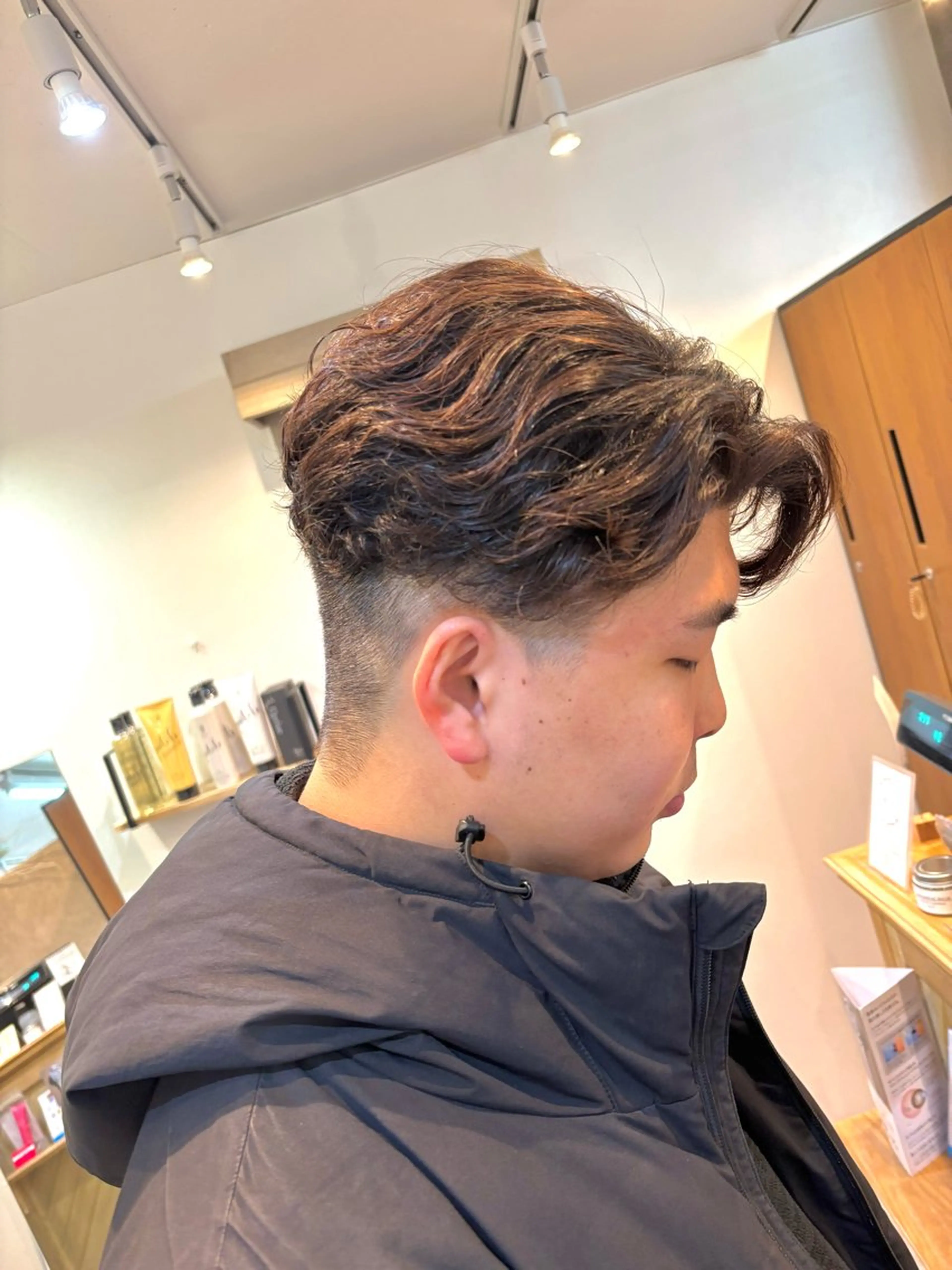 パーマ メンズ カット パーマ トリートメント 【enil代表】 杉林和哉のヘアスタイル