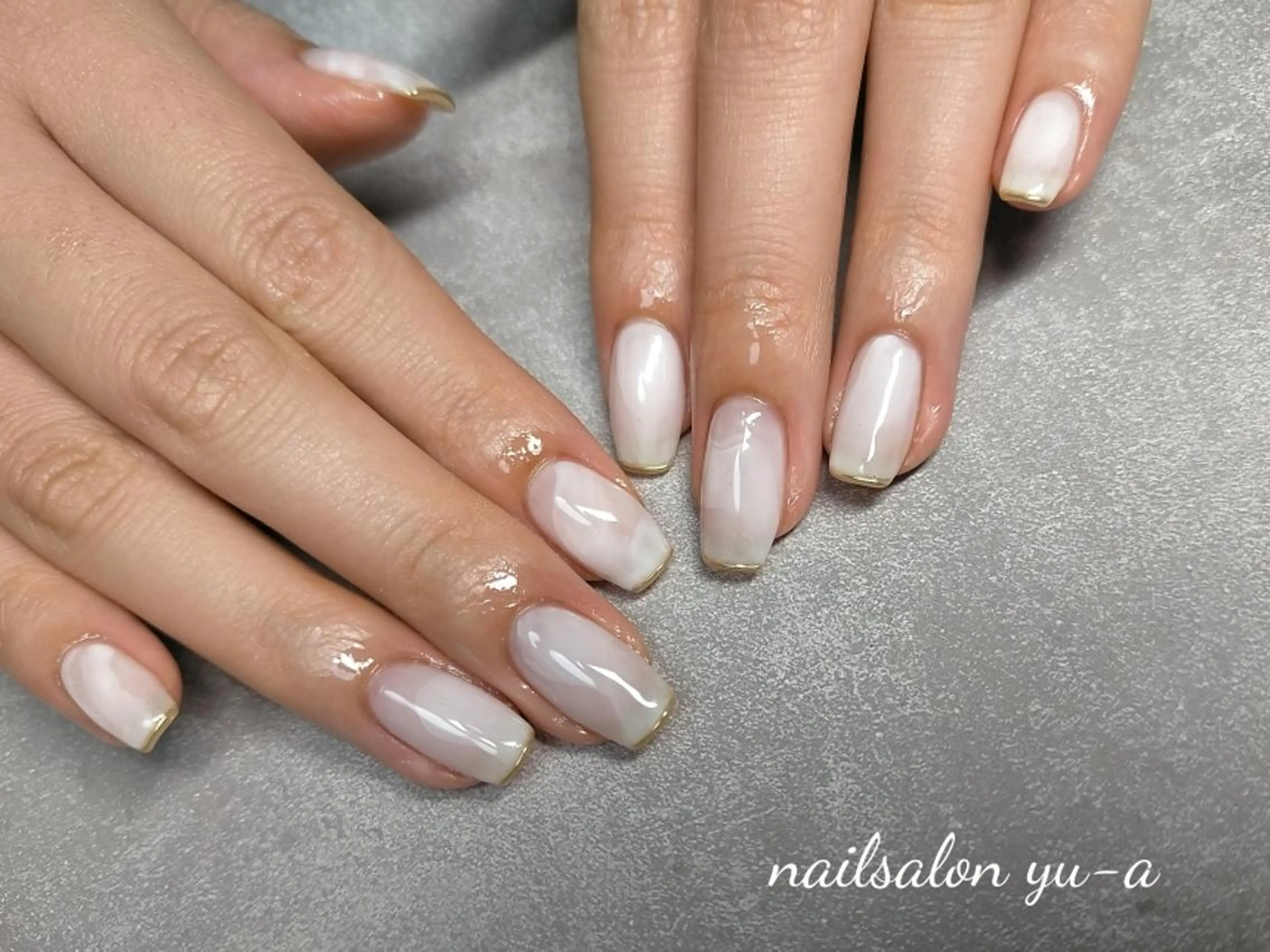 ネイル ハンドネイル ネイル＆ホワイトニング   Yu-a所属・yu-a  スカルプ ネイルakiのネイルデザイン