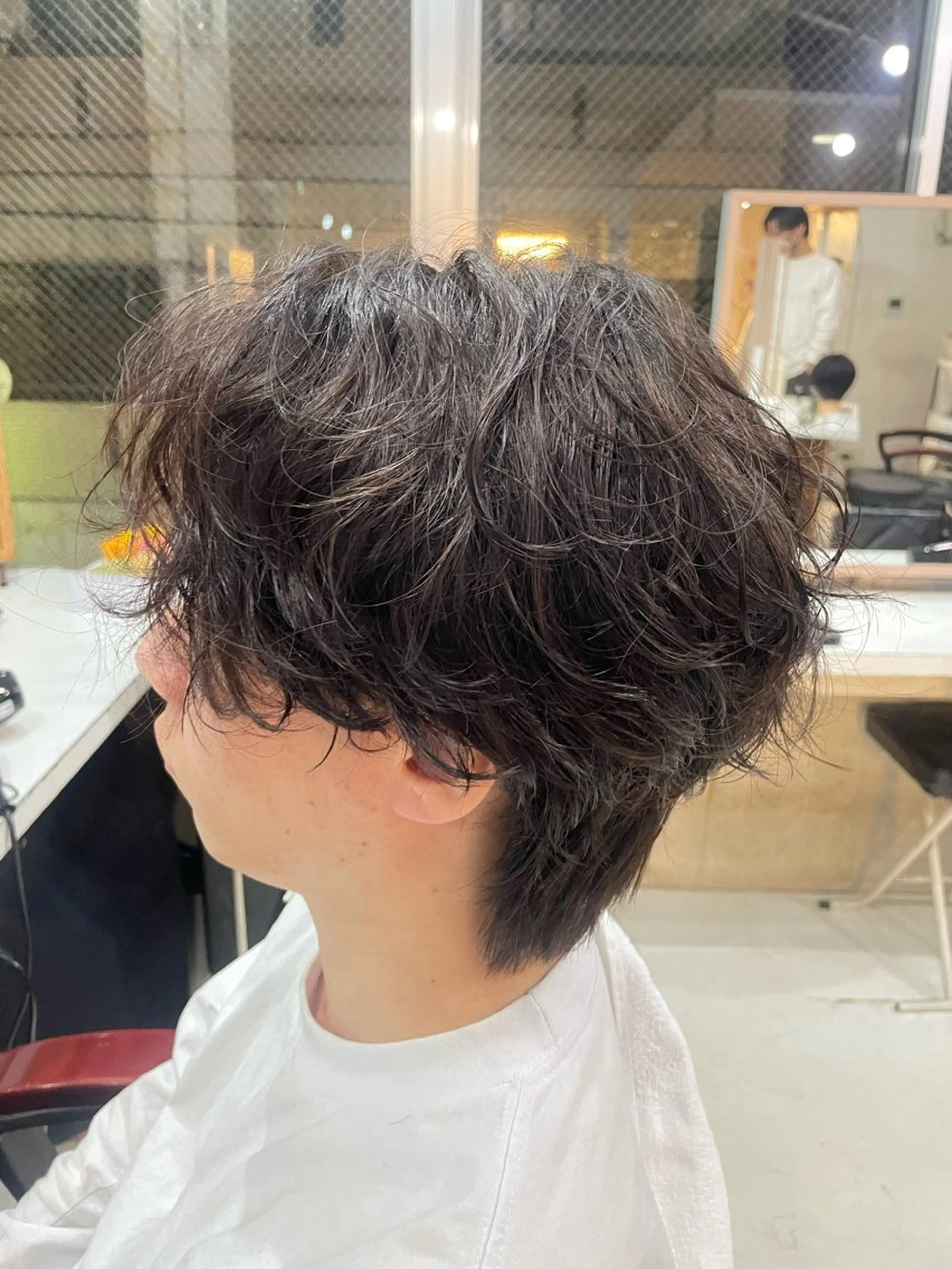 ショート パーマ スパイラルパーマ PERCUT 中島快のヘアスタイル