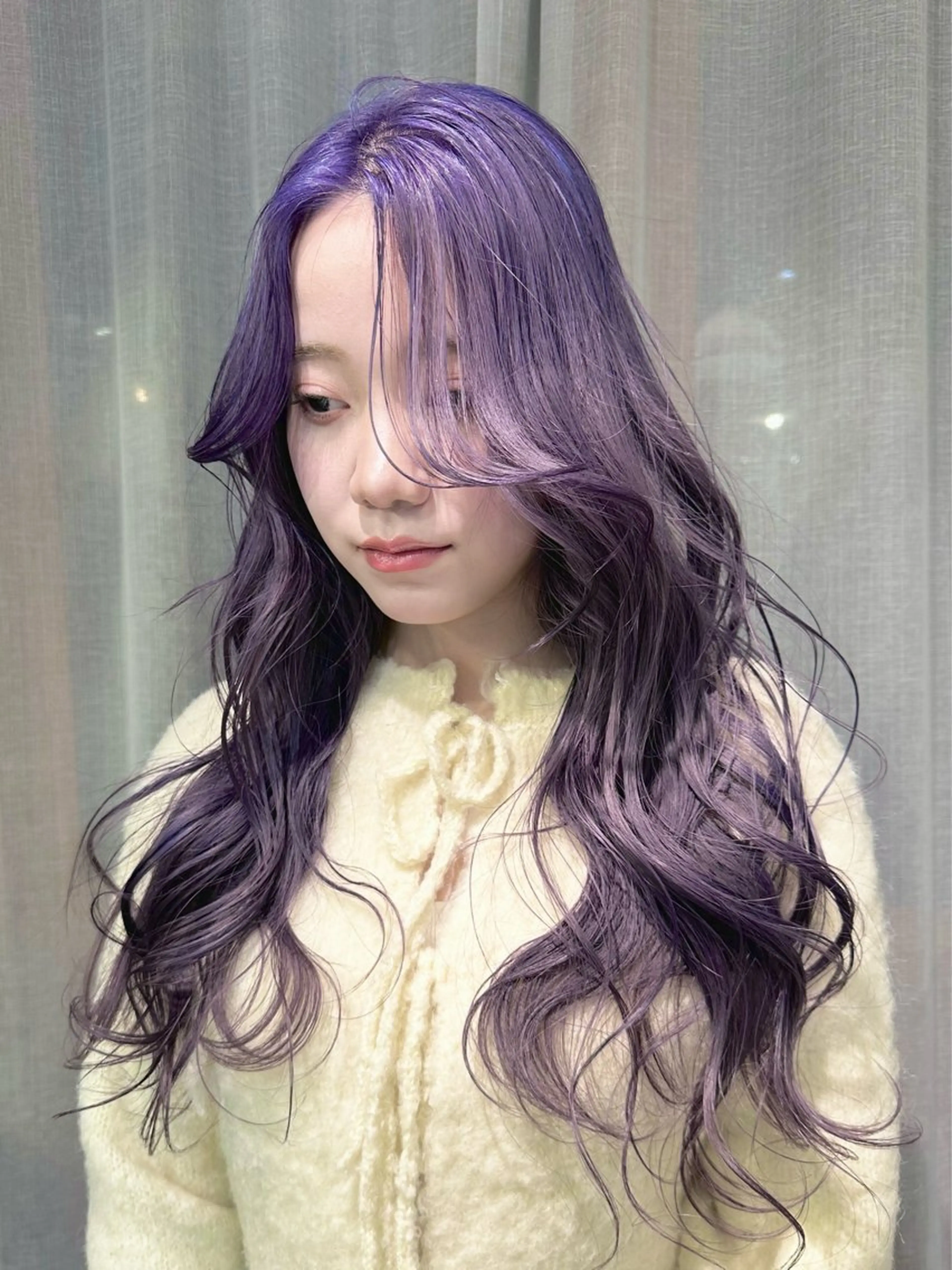 ロング カラー ヘアカラー トリートメント kai .のヘアスタイル