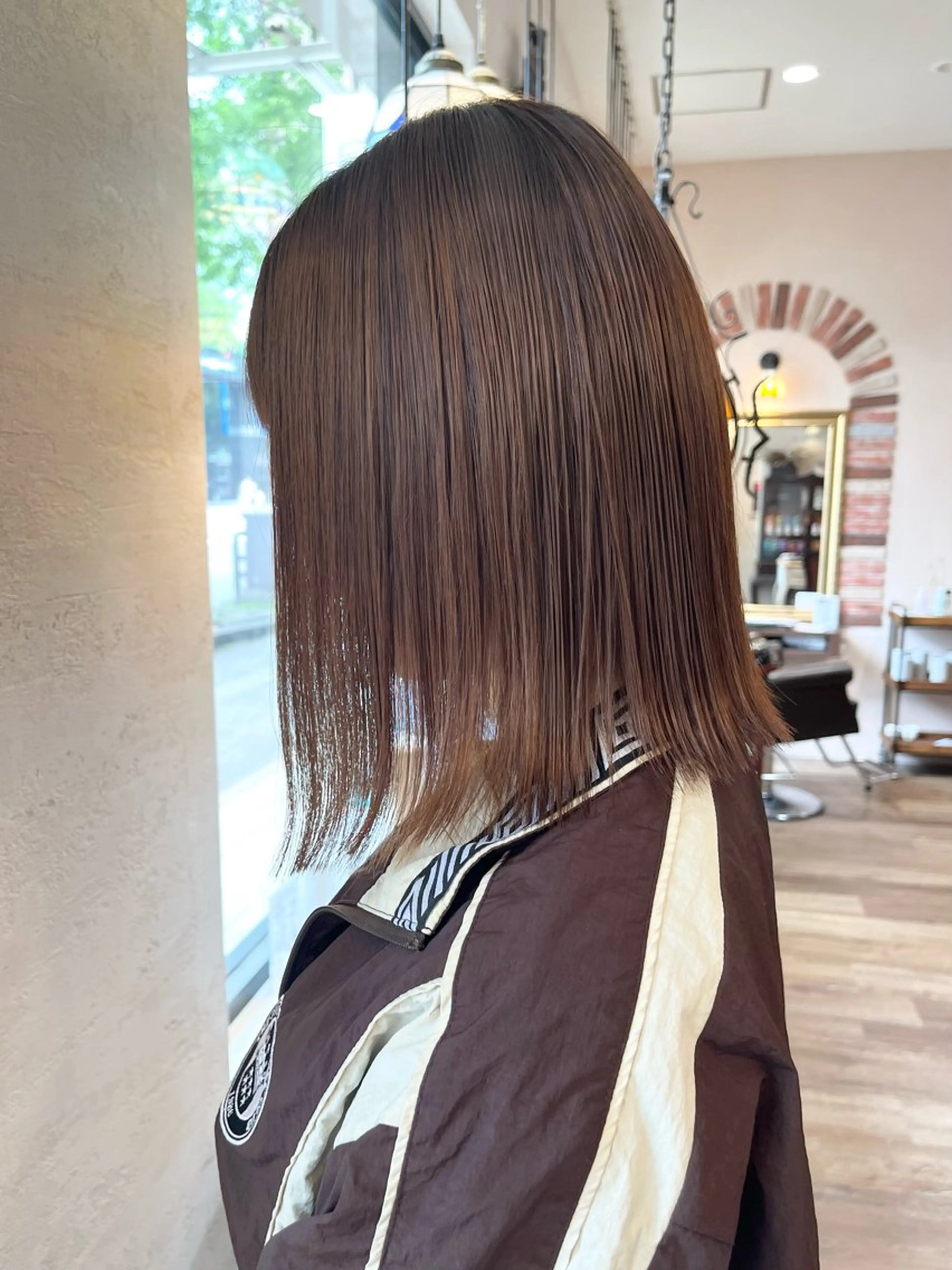 ミディアム 髪質改善 馬場 百合恵のヘアスタイル