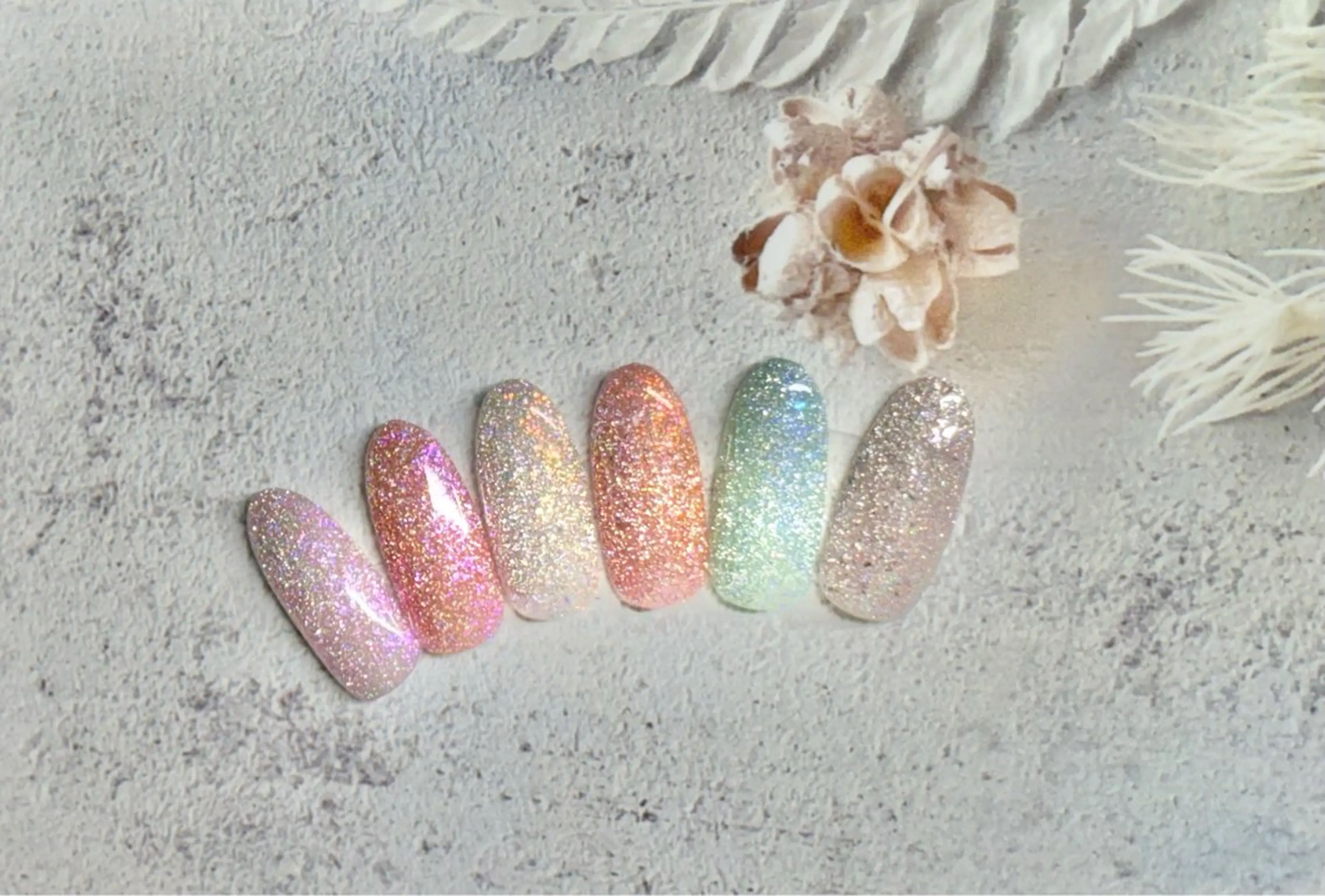 ネイル フラッシュネイル ジェルネイル ハンドネイル sari nailのネイルデザイン