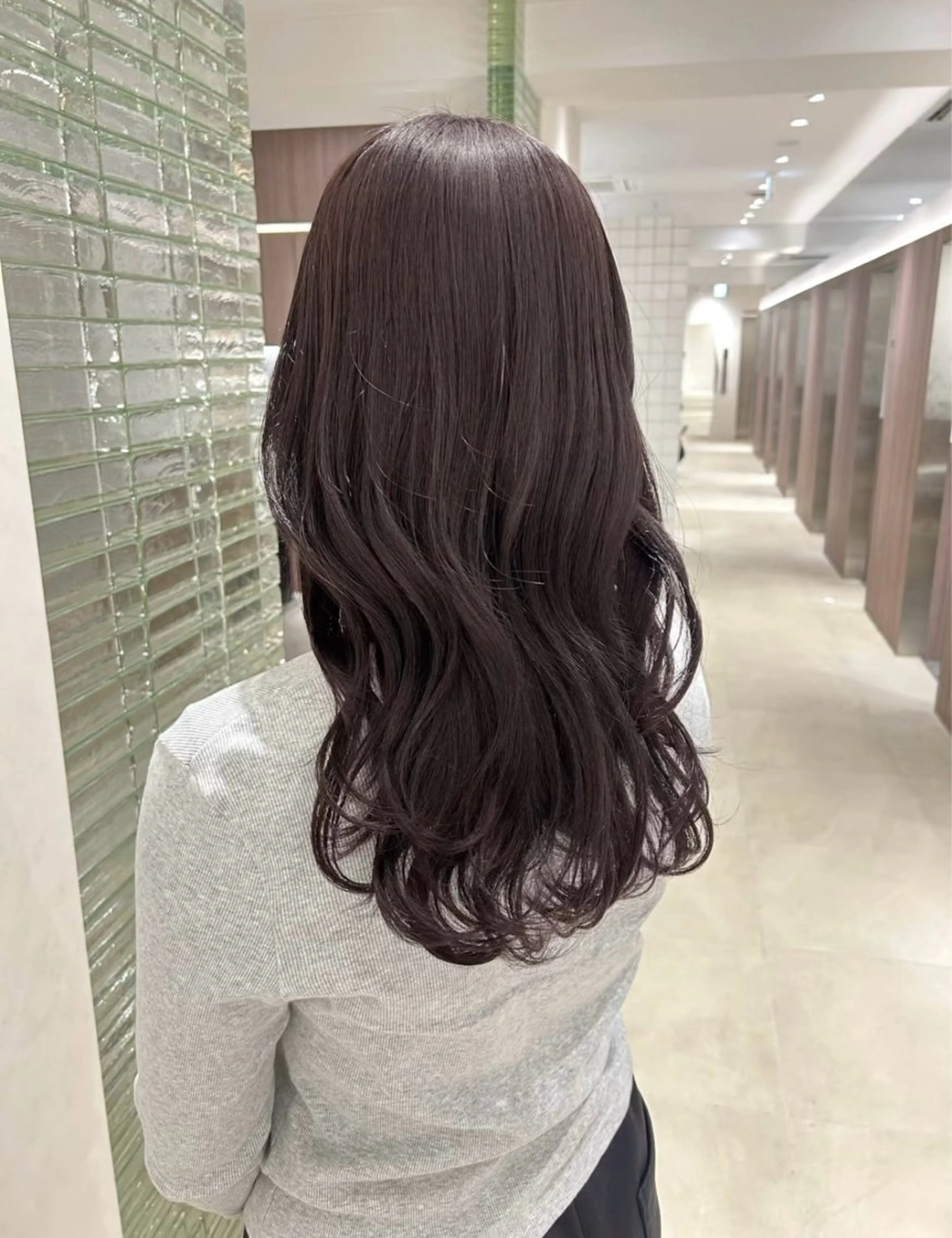 ロング カラー ヘアアレンジ Salowin原宿ash所属・‎透明感×艶髪 ‎🫒maki🎀のヘアスタイル