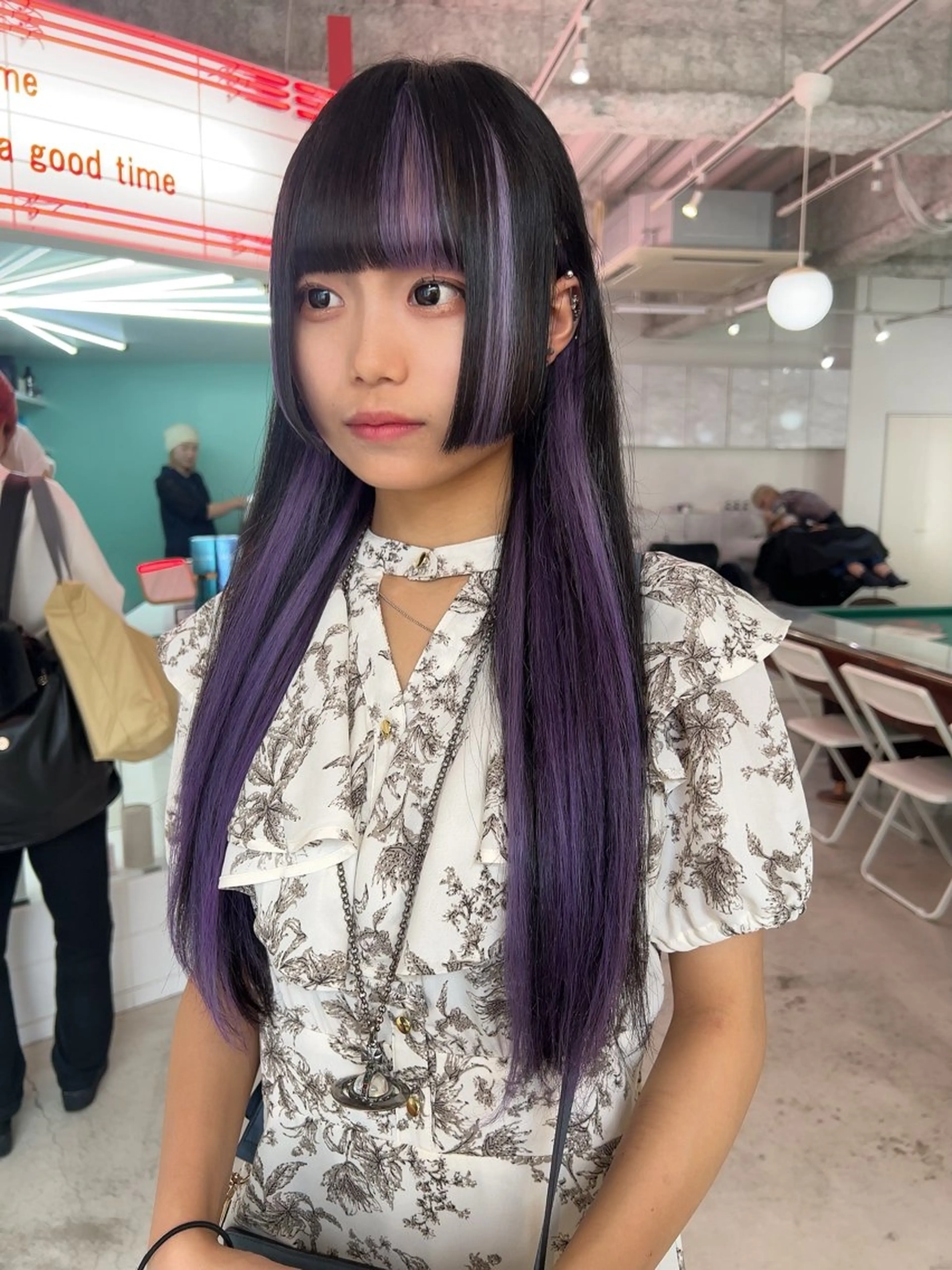 ロング エクステ 💥ウルフカット デザインあんな💥のヘアスタイル